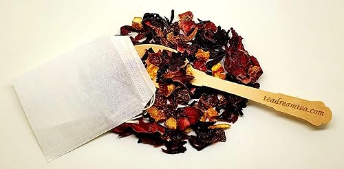 Miniatura 6 de TeaDreamTea (16 onzas) - Cáscara de naranja y hibisco de rosa mosqueta, sin cafeína, rica en vitaminas, bolsa a granel de 16 onzas, 200 tazas, té de