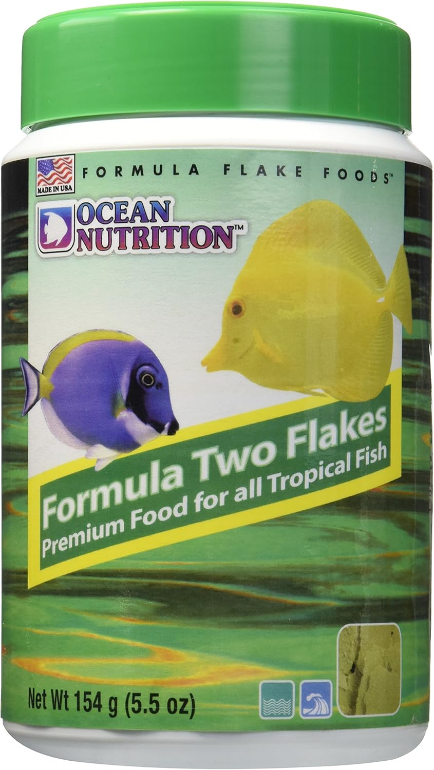 Ocean Nutrition Formula Two Flakes 5.5-Ounces (154 Grams) Jar