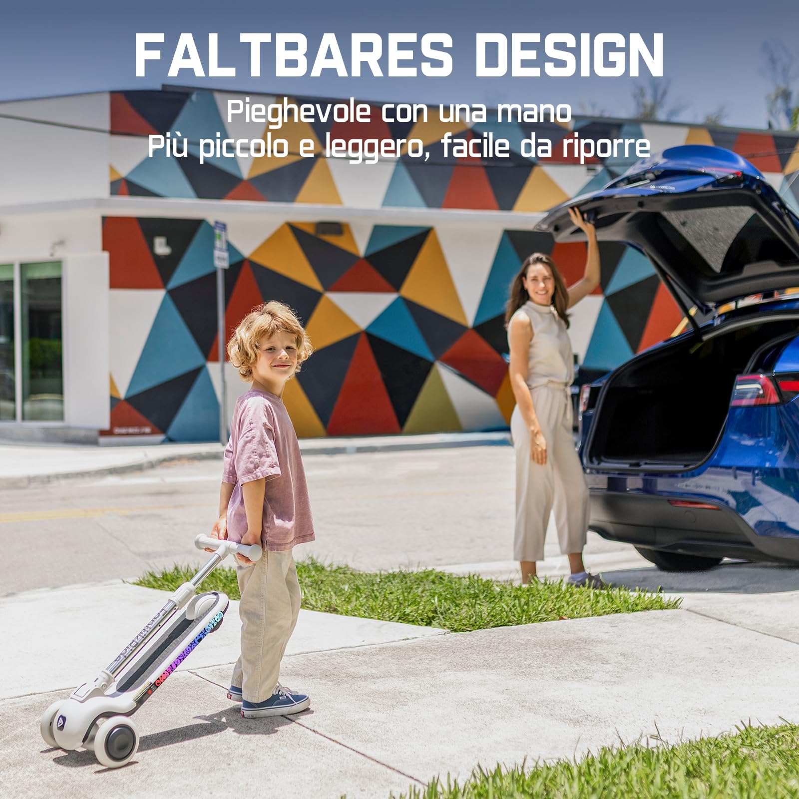 FanttikRide K9 Pro Monopattino Elettrico per Bambini, 3/6/10 km/h, Modalità di Velocità AI, Ricarica Rapida Type-C, 5 Modalità di Illuminazione, Manubrio Regolabile, per Bambini fino a 60 kg