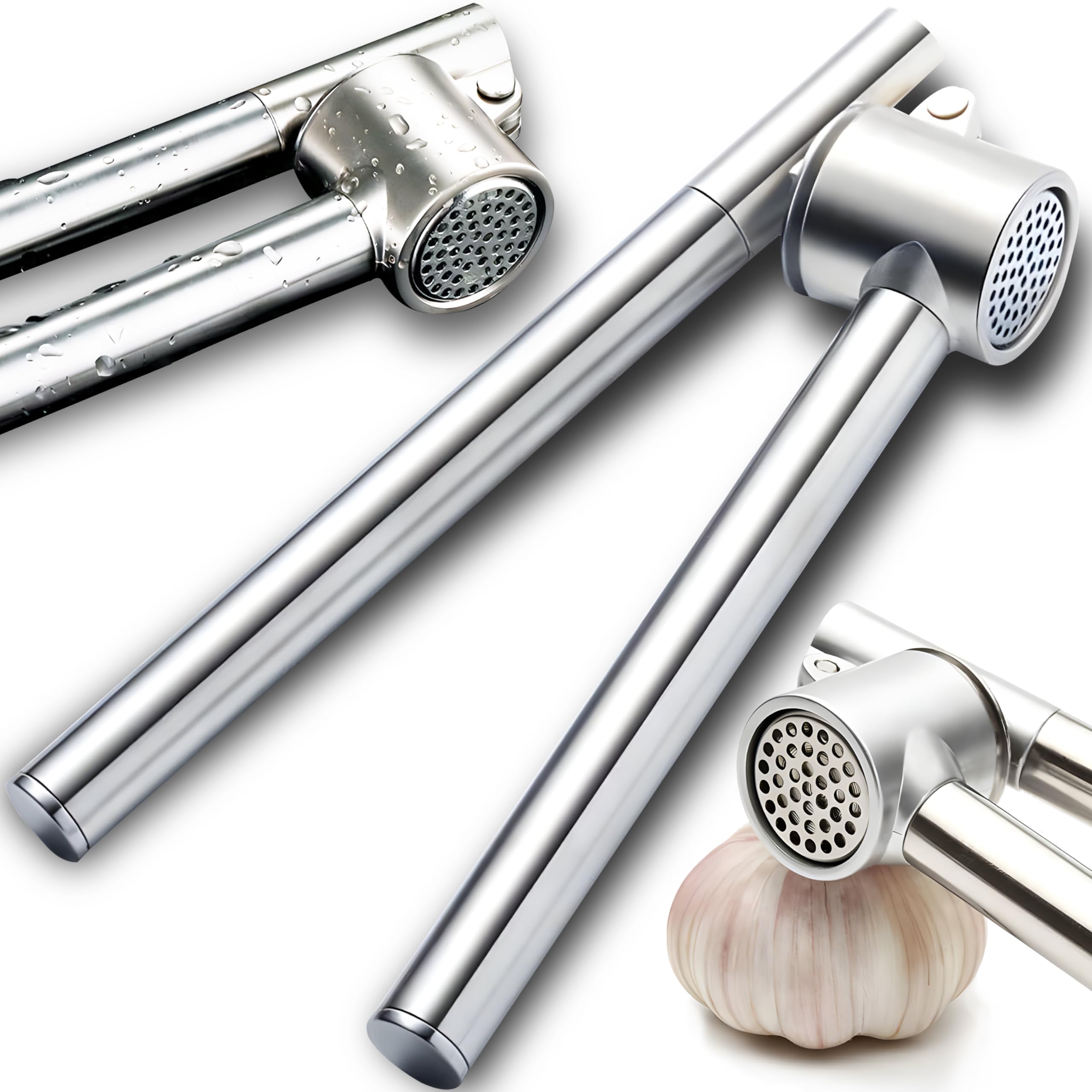 Generic Presse-Ail Manuel en Inox - Poignée Ergonomique - Prix pas cher | CI Generic Presse-Ail Manuel en Inox - Poignée Ergonomique - Prix pas cher | CI
