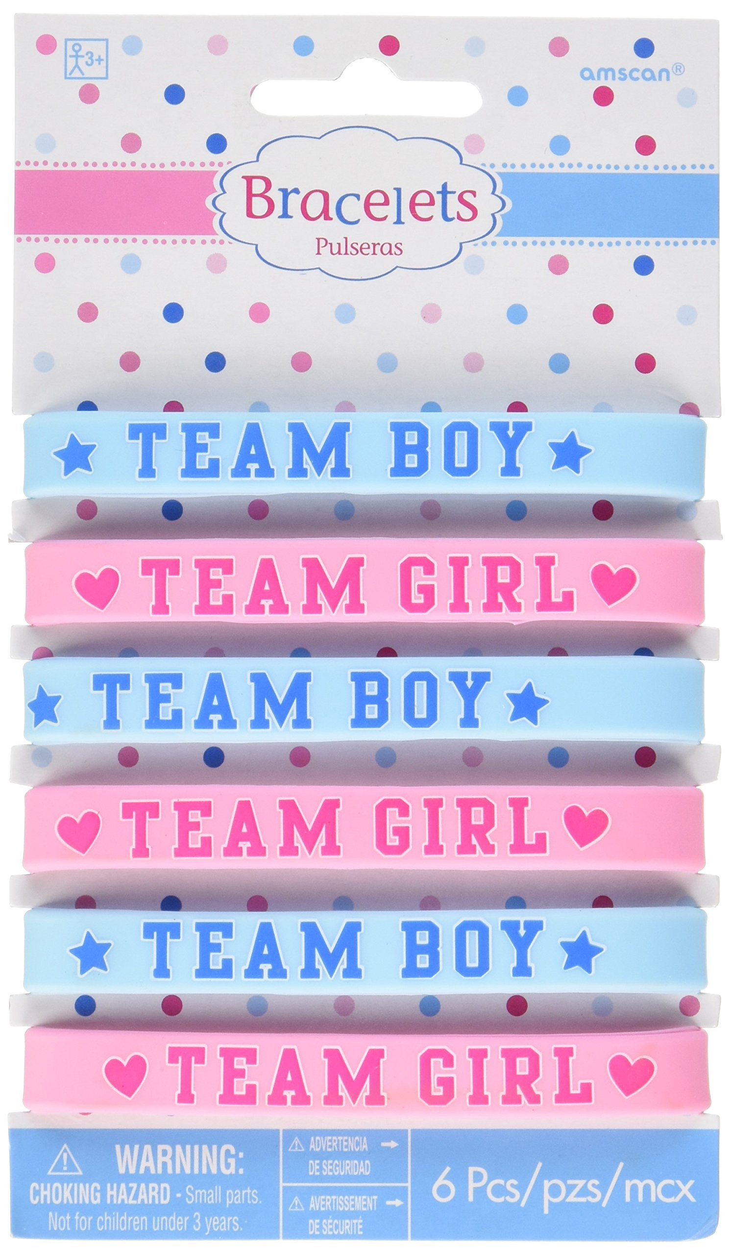 Amscan International 396799 Armbänder Gummi Mädchen oder Jungen