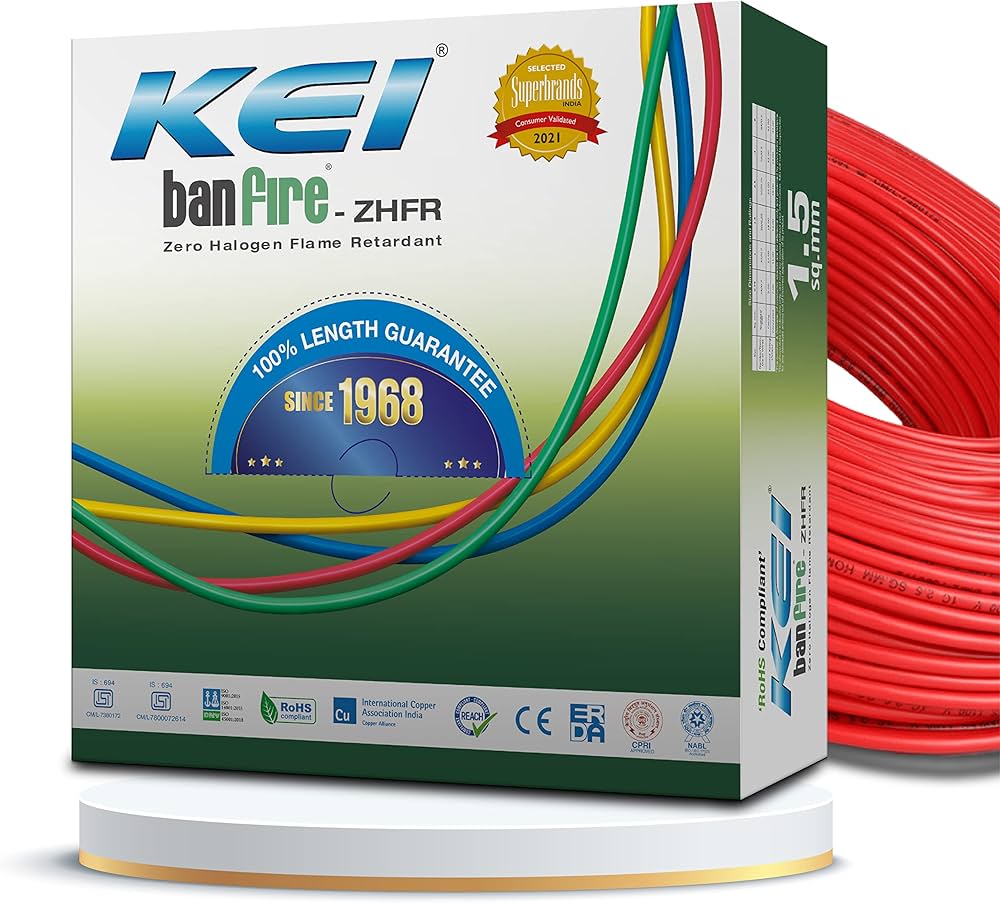 Kei(1/4） KEI BANFIRE- ZHFR (ZERO HALOGEN FLAME RETARDANT) 4 sqmm+G50:G53