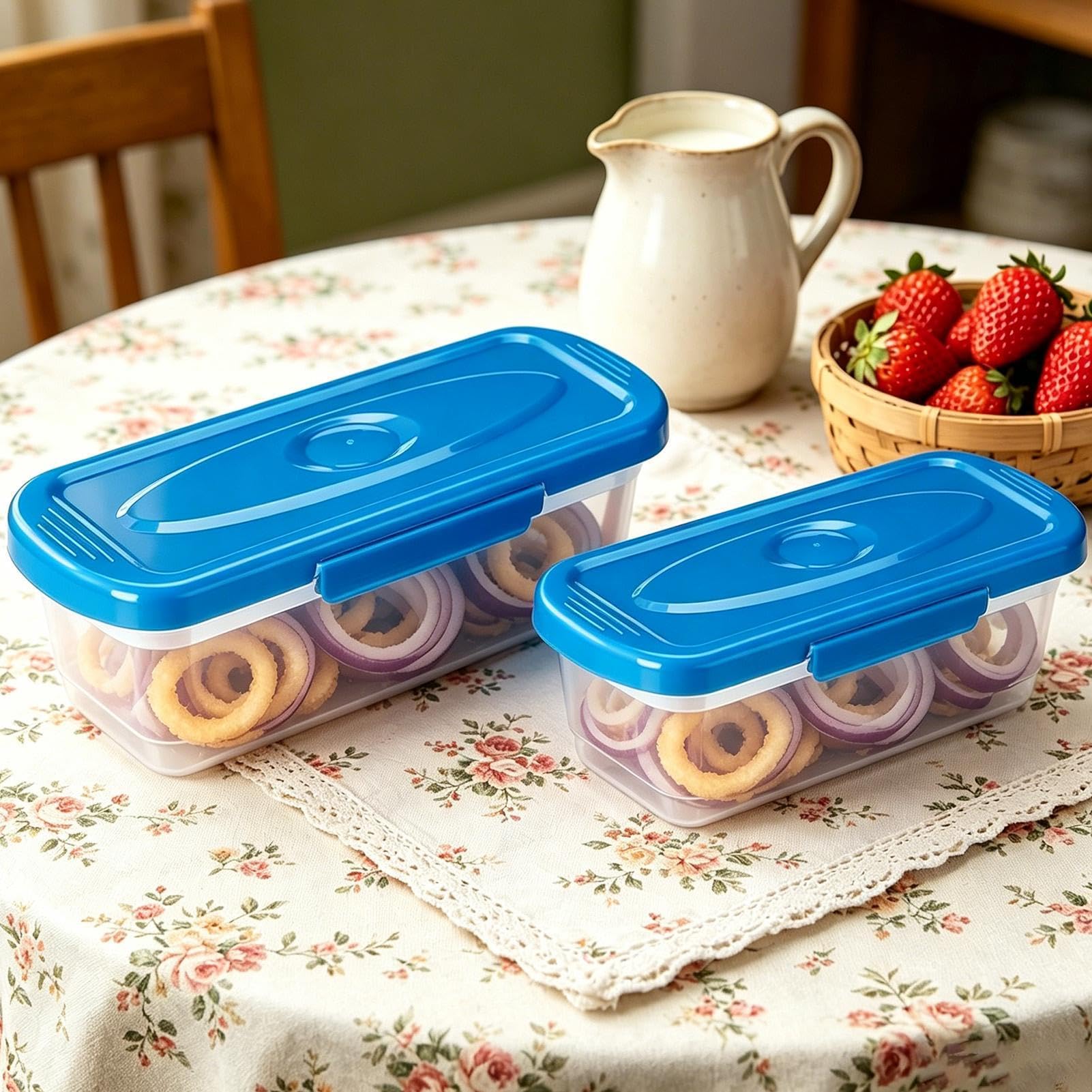 Cuenco Rebozador Set de 2 Utensilios Cocina Multifuncionales con Bandeja | Agitador De Freír Pollo Alitas De Pollo, Verduras, Hogar, Cocina, Restaurante, Y Comedor
