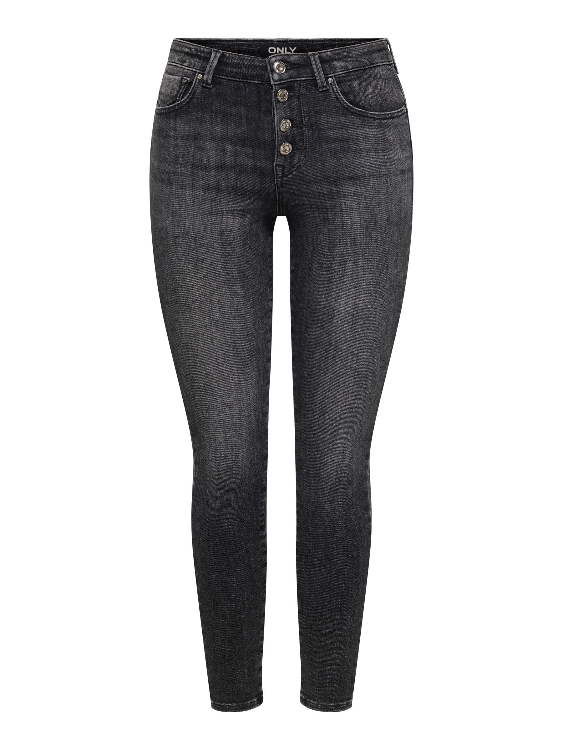 ONLY Damen Onlpower Mid Sk Pushup Fly Button DNM