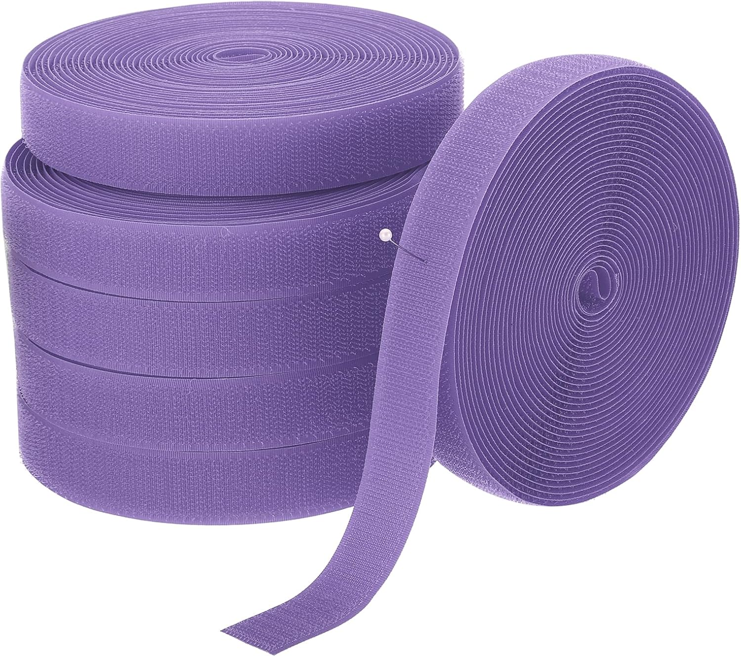 PATIKIL 6 Rolls 157Ft Carpet Marker Strips, Nylon Floor Tape for Areas and Flow Line Up for Classroom, Social Distance, Office, Purple 157Ft Purple