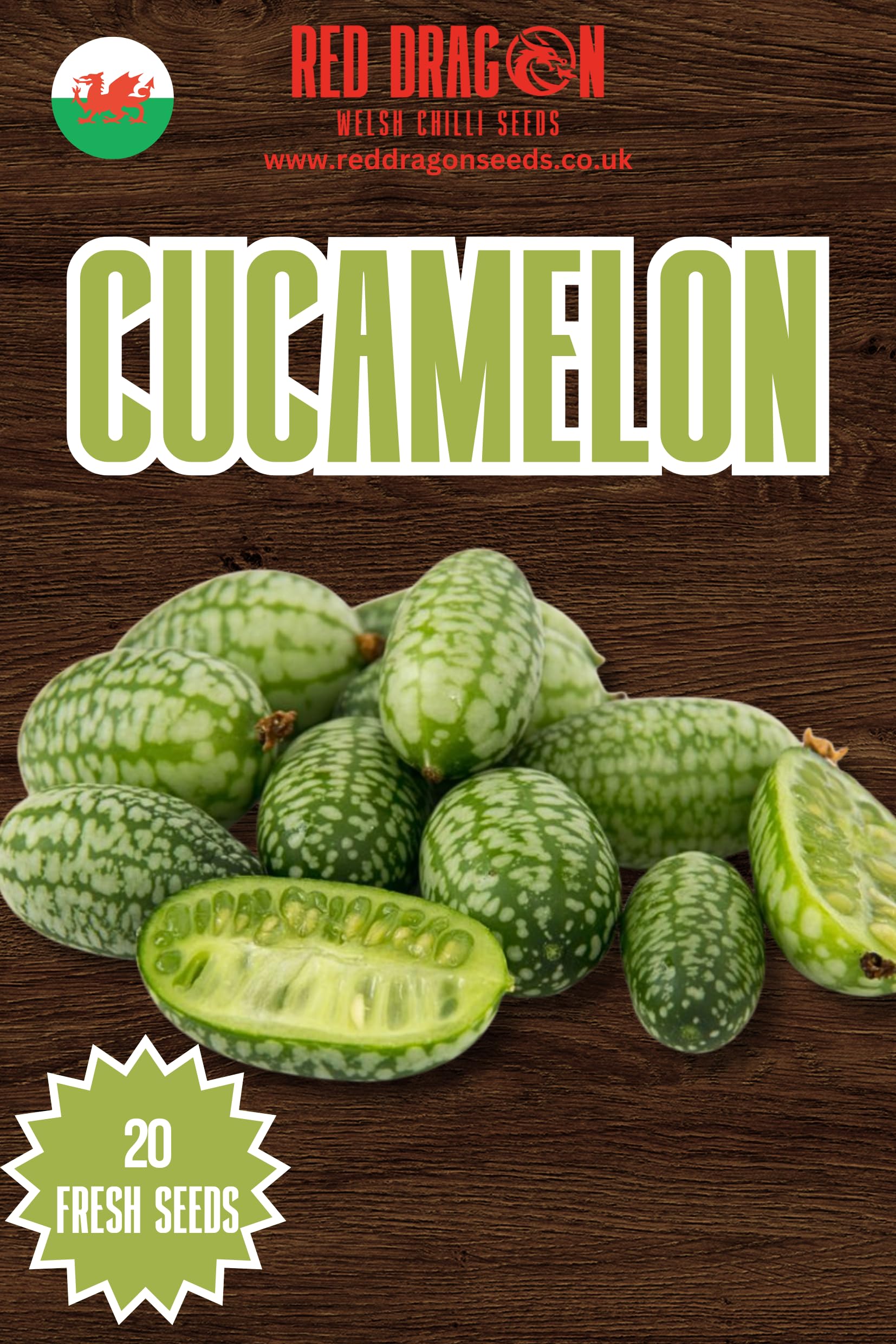 Cucamelon Seeds - 20 Fresh Cucumelon Seeds — image 1