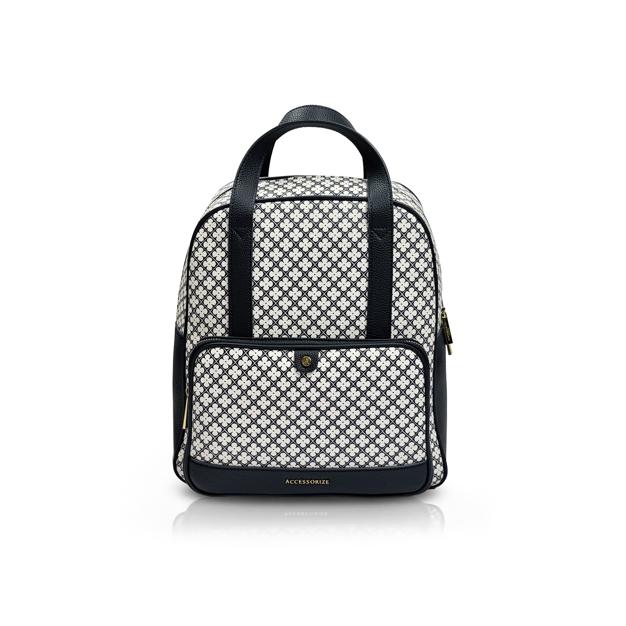 accessorize London Women’s Moonleaf Backpack | Printed Laptop Backpack with Front Pocket | Stylish Everyday Travel Bag-picture-44