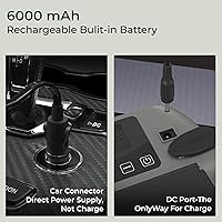 Vista 8 de ACACIA Bomba de tabla de remo, bomba SUP de inflado de doble etapa, bomba de aire eléctrica 30% más rápida, bomba de aire de batería de 16 PSI
