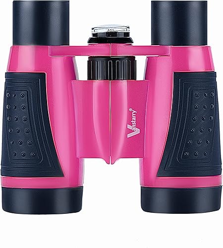 binoculares para niños, lente óptica de 5x30mm, compactos de alta resolución, para niños, para campamentos, senderismo, observación de aves y