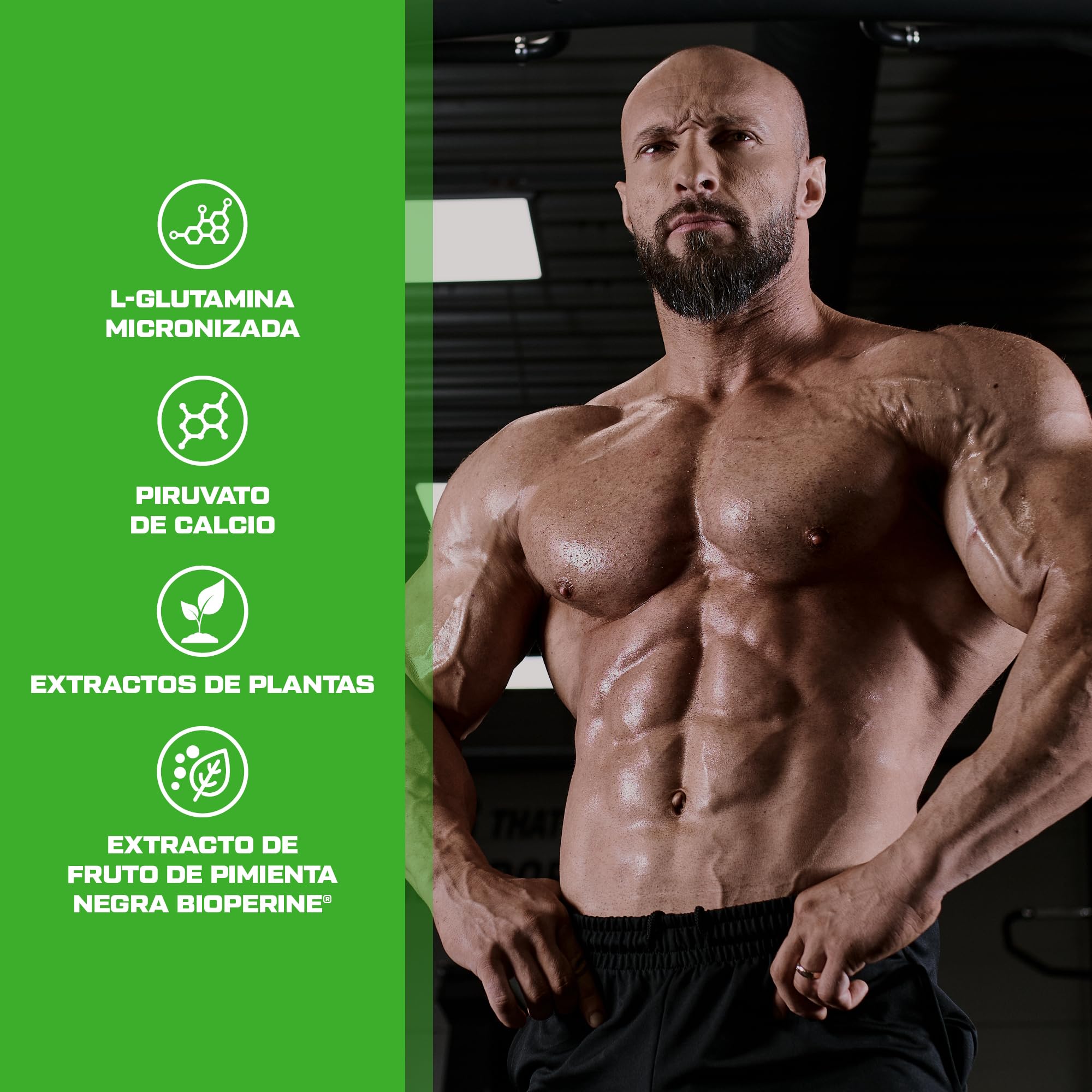 Scitec Nutrition G-Bomb | L-Glutamina | Extractos Vegetales | Inositol, Colina y Naringina | con Piruvato de Calcio, 500g, Té helado de limón