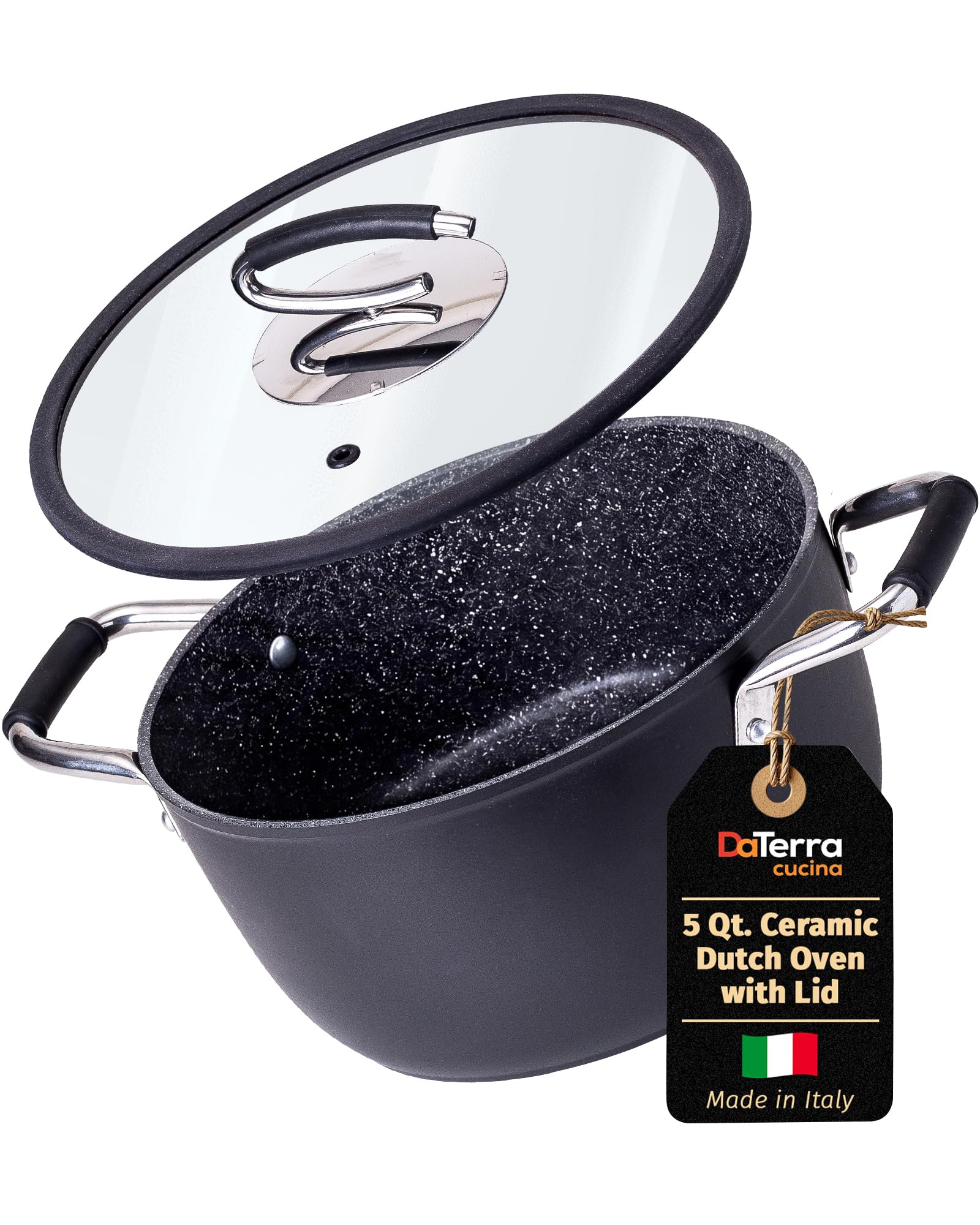 DaTerra Cucina Nonstick Ceramic Dutch Oven Pot