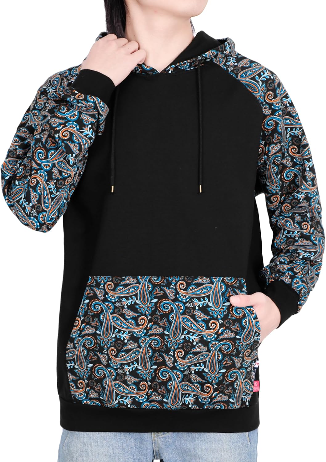 BOCOMAL FR Hoodies Camouflag Paisley Lightweight Pullover 7.5oz Cottoon Flame Resistant men's Hooded Sweatshirts NON FLEECE - Image 5