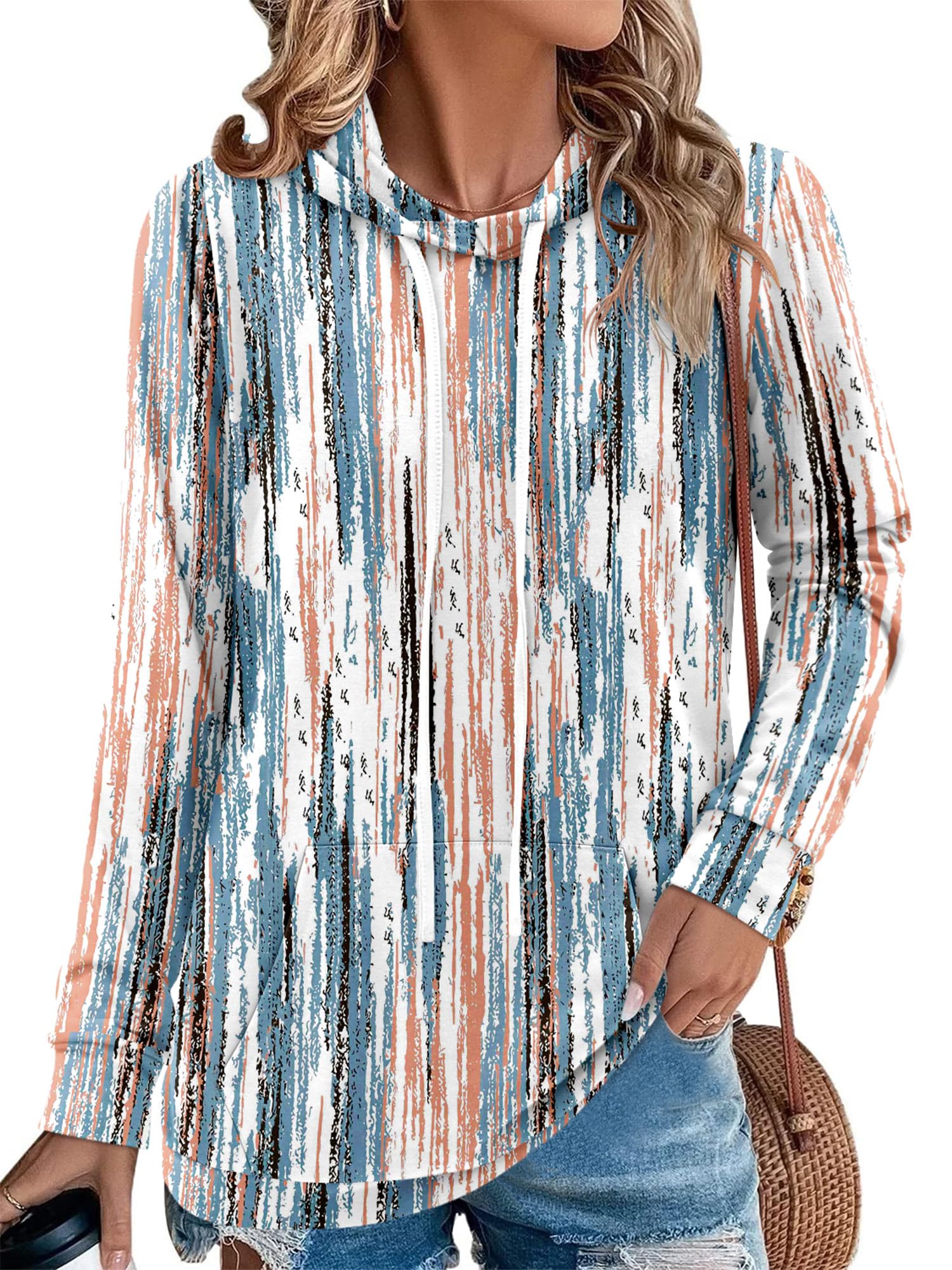 Angerella Long Sleeve Hoodies for Women Pullover Hooded Sweatshirts