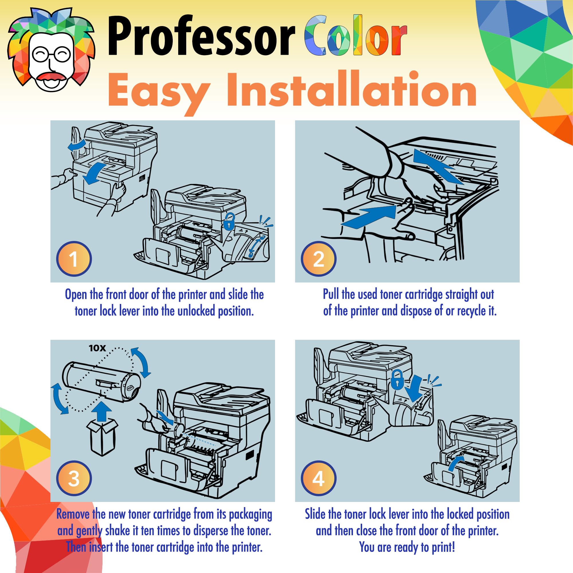 Amazon.co.jp: Professor Color Re-Coded OEM トナーカートリッジ