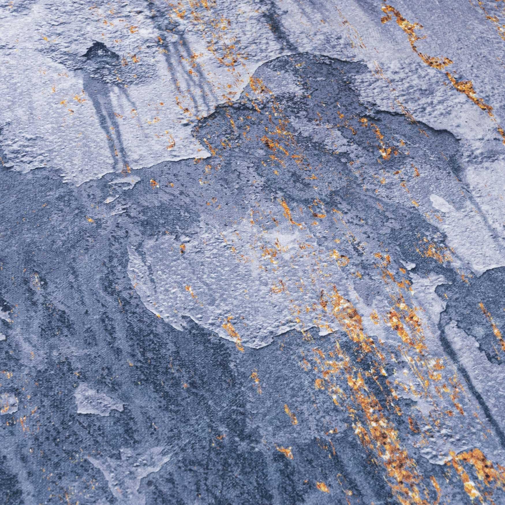 Mazovia Grande Alfombra Salón 160x230cm Antracita Azul Abstracto con Estilo