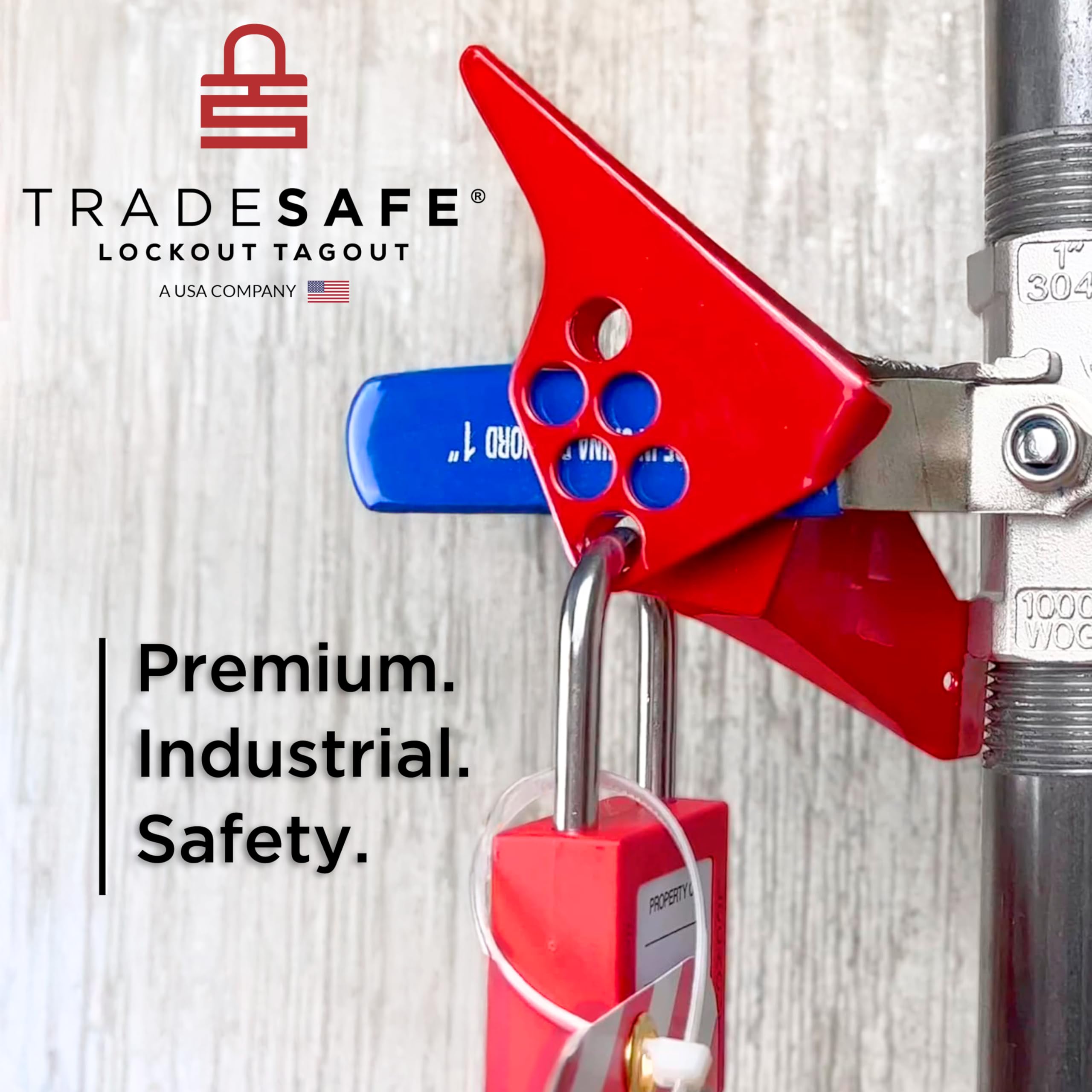 Amazon.co.jp: TRADESAFE標準ボールバルブロックアウト - レッドボール
