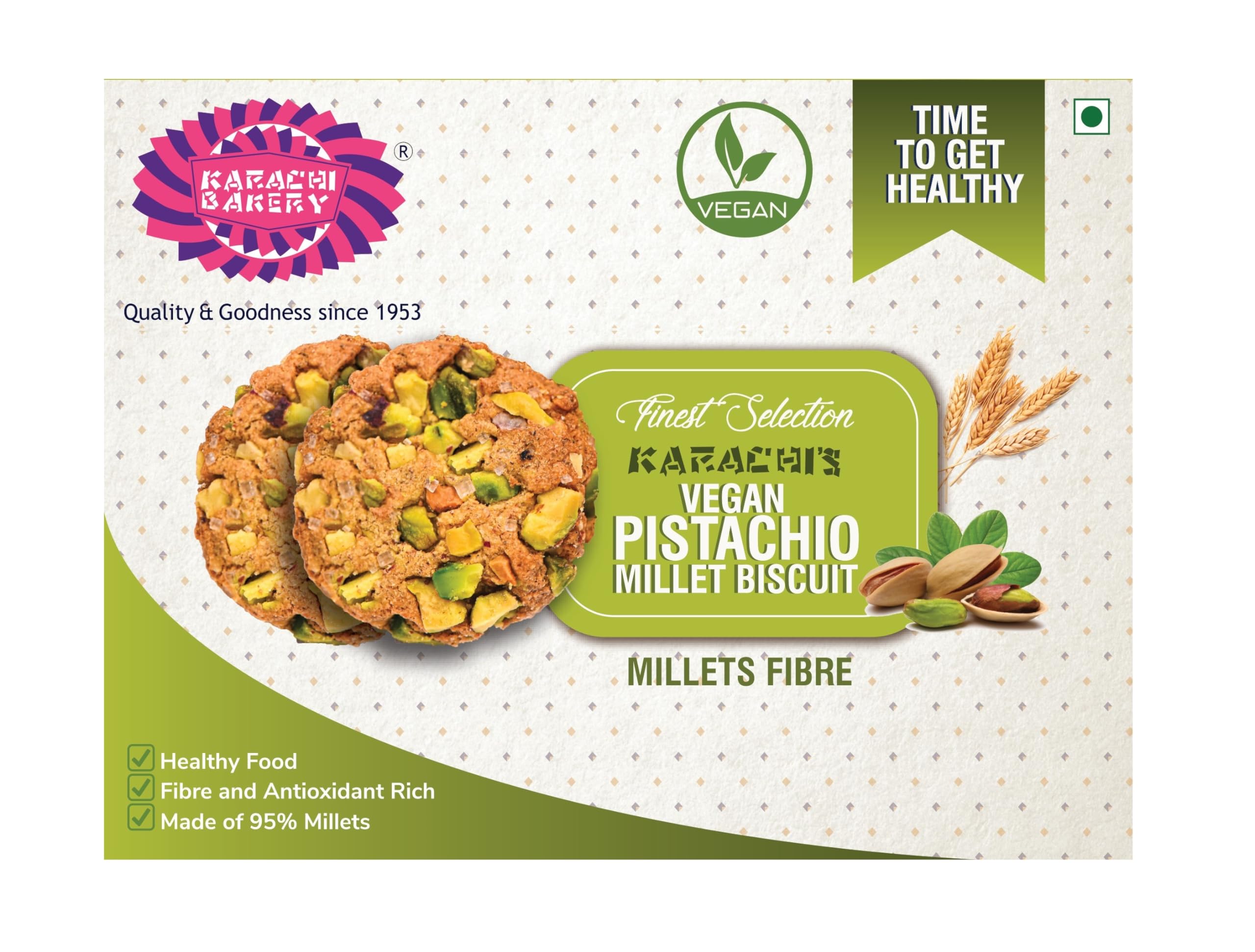 See full amazon price history chart for Karachi Bakery Vegan Pistachio Millet Biscuit, 300 g Karachi Bakery Vegan Pistachio Millet Biscuit, 300 g (B08Y1RBR53) Amazon Price History, Amazon Price Tracker