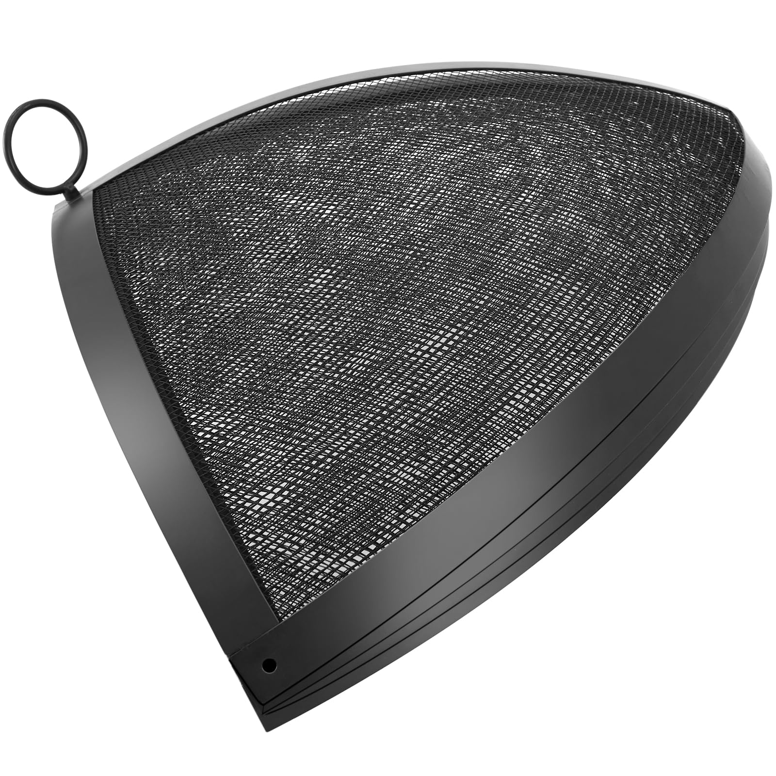 Pokrywa paleniska Heavy Duty Park Creen Accessory, 20-calowa łatwa do otwarcia okrągła siatkowa osłona paleniska, okrągła pokrywa paleniska z siatkową osłoną i uchwytem