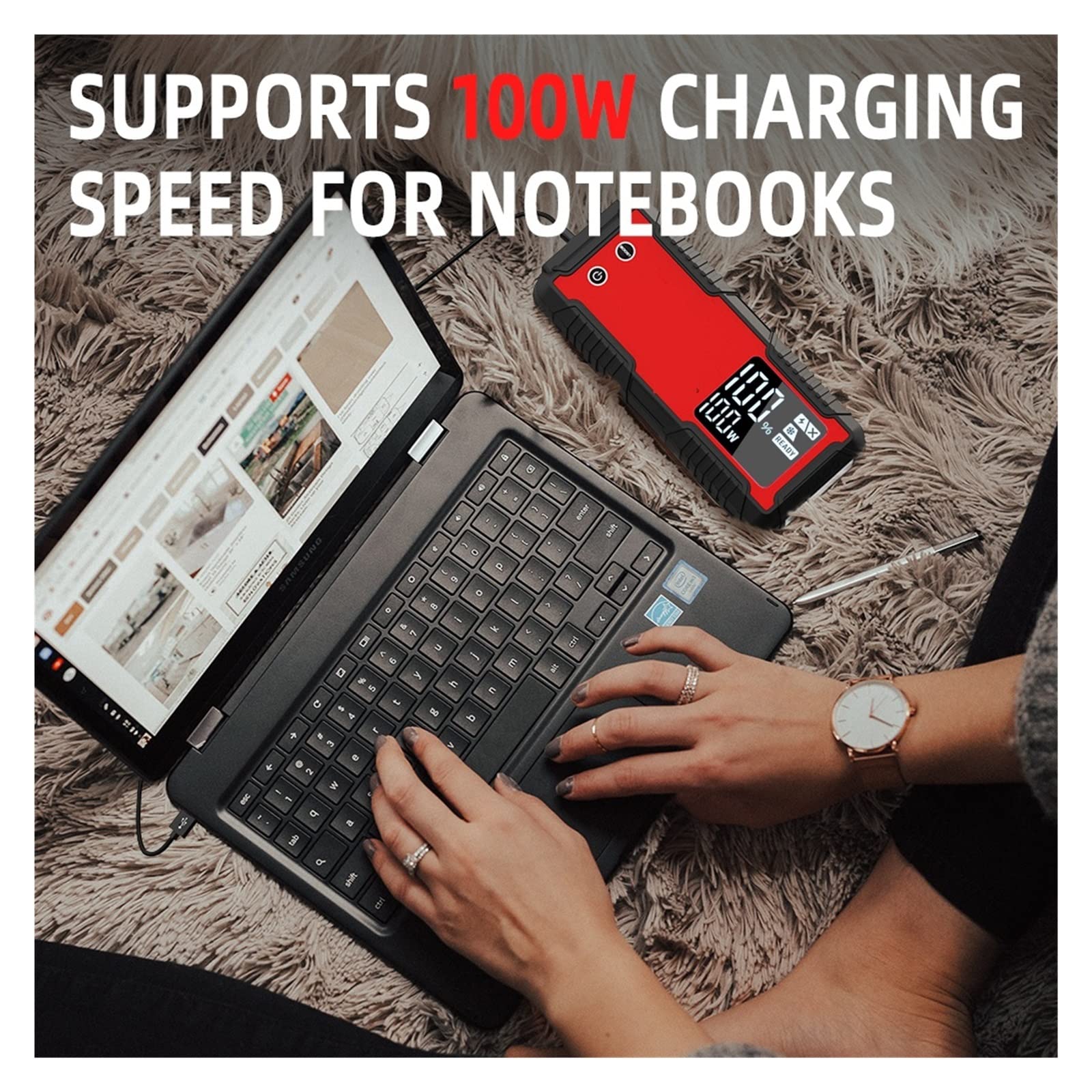 Ładowarka samochodowa, 12V urządzenie do uruchamiania awaryjnego samochodu 4000A rozrusznik do akumulatora samochodowego 26800mAh przenośny powerbank Booster automatyczne urządzenie rozruchowe rozruch