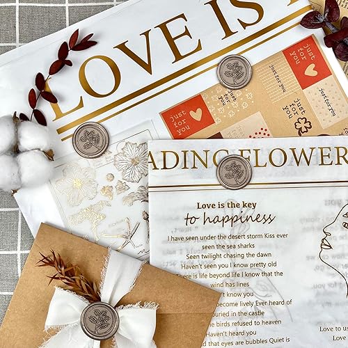 Miniatura 9 de 25 calcomanías para sellos de cera hechas a mano, autoadhesivas para invitaciones de boda, fiestas, sobres, fiestas de cumpleaños, envoltura de