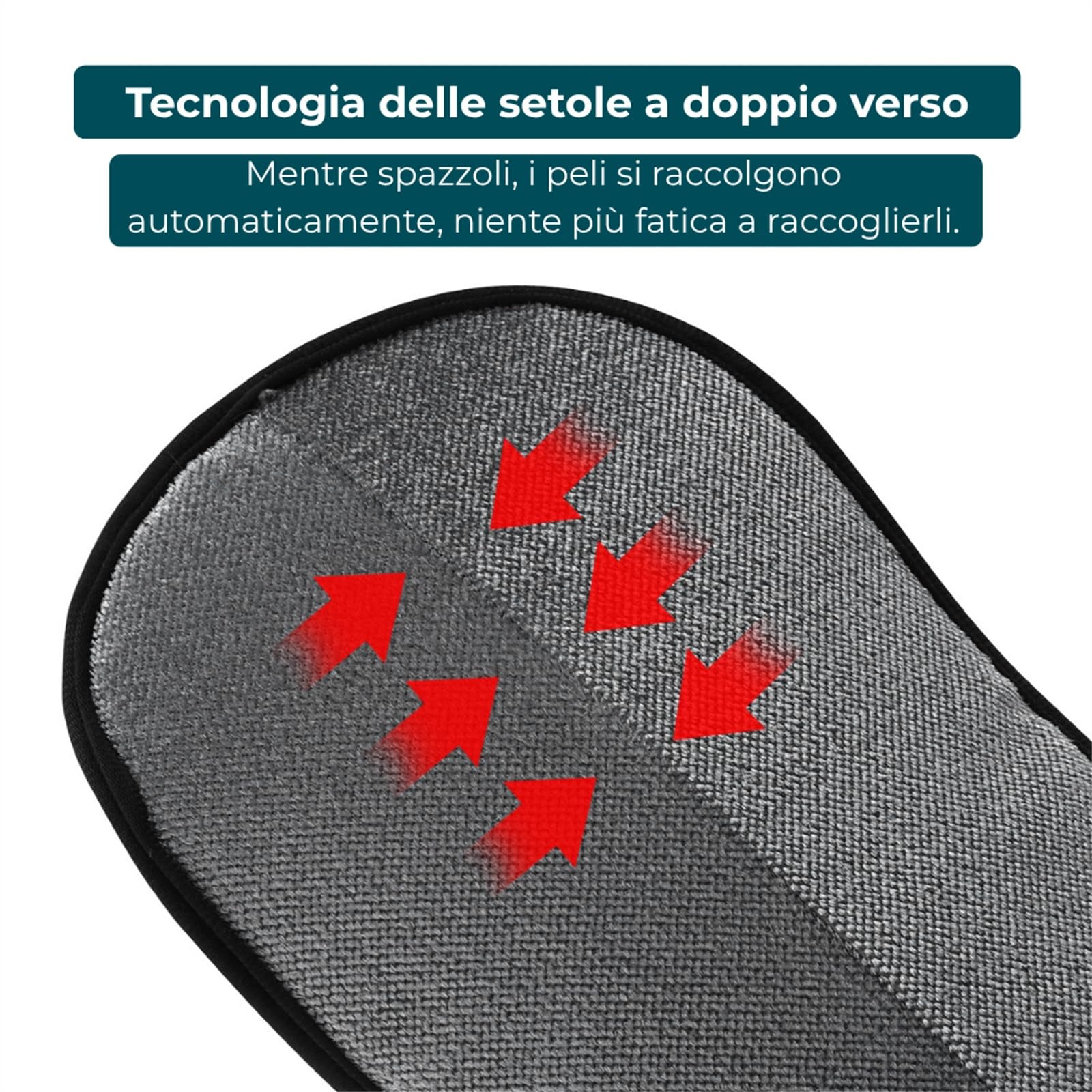 withmorelife Emporio Animale Pack Antipeli Completo Guanti rimuovi peli animali 2 pezzi per pulizia divano tappeti e tessuti domestici guanto cattura peli riutilizzabile