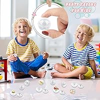Vista 5 de 240 cápsulas de máquina expendedora de chicles de 1.1 pulgadas, cápsulas redondas transparentes, recipientes de plástico vacíos, cápsulas de juguete