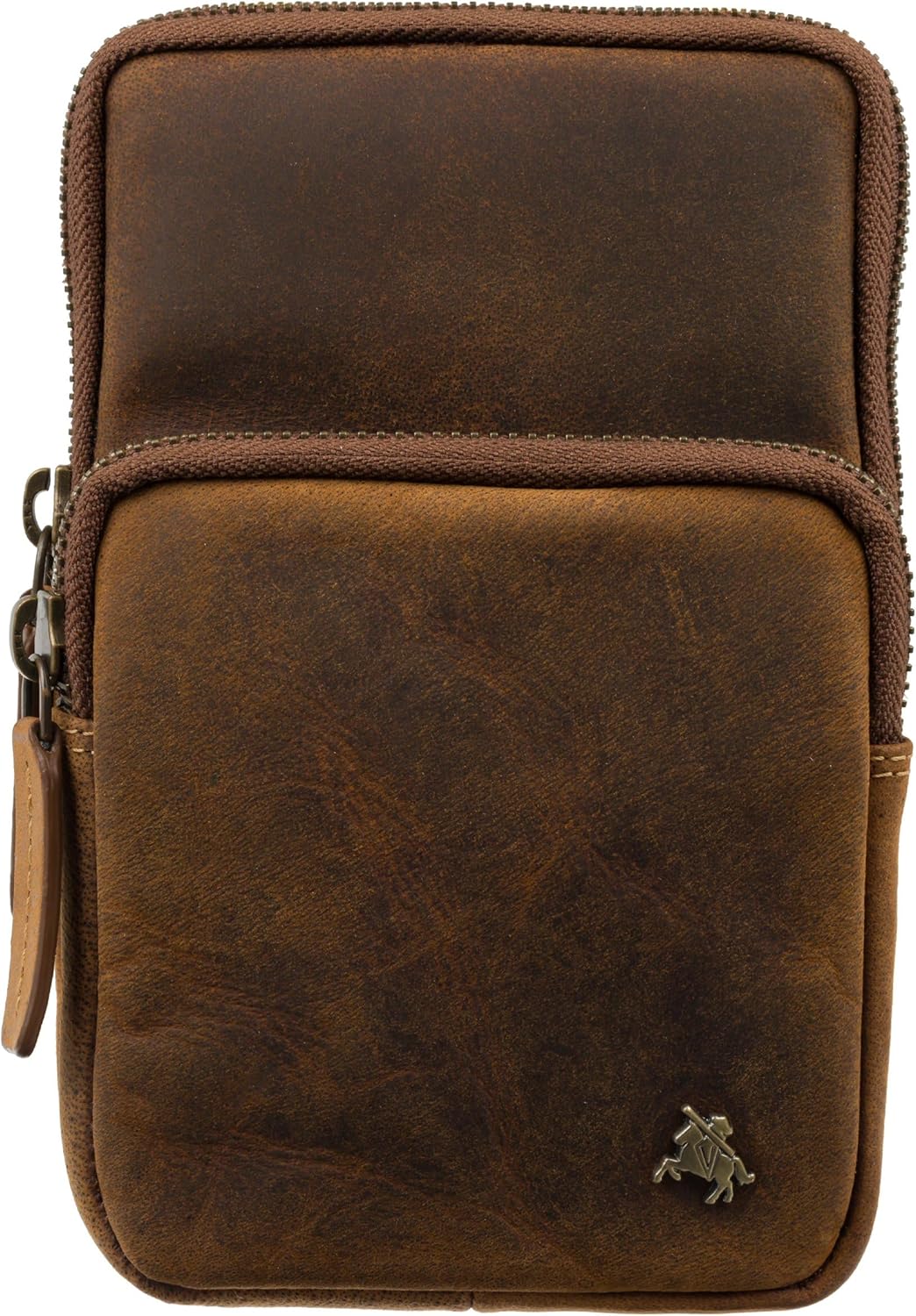 Visconti - Ladies Medium Leather Crossbody Bag - Shoulder Bag with Multiple Pockets - A5 Work Bag with Adjustable Shoulder Strap - 754 Tess, Dark Blue, M, Messenger Bag