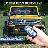 Vista 4 de Funda para llavero Ford compatible con Ford Bronco/Bronco Sport / F150 2021 2022 2023 2024