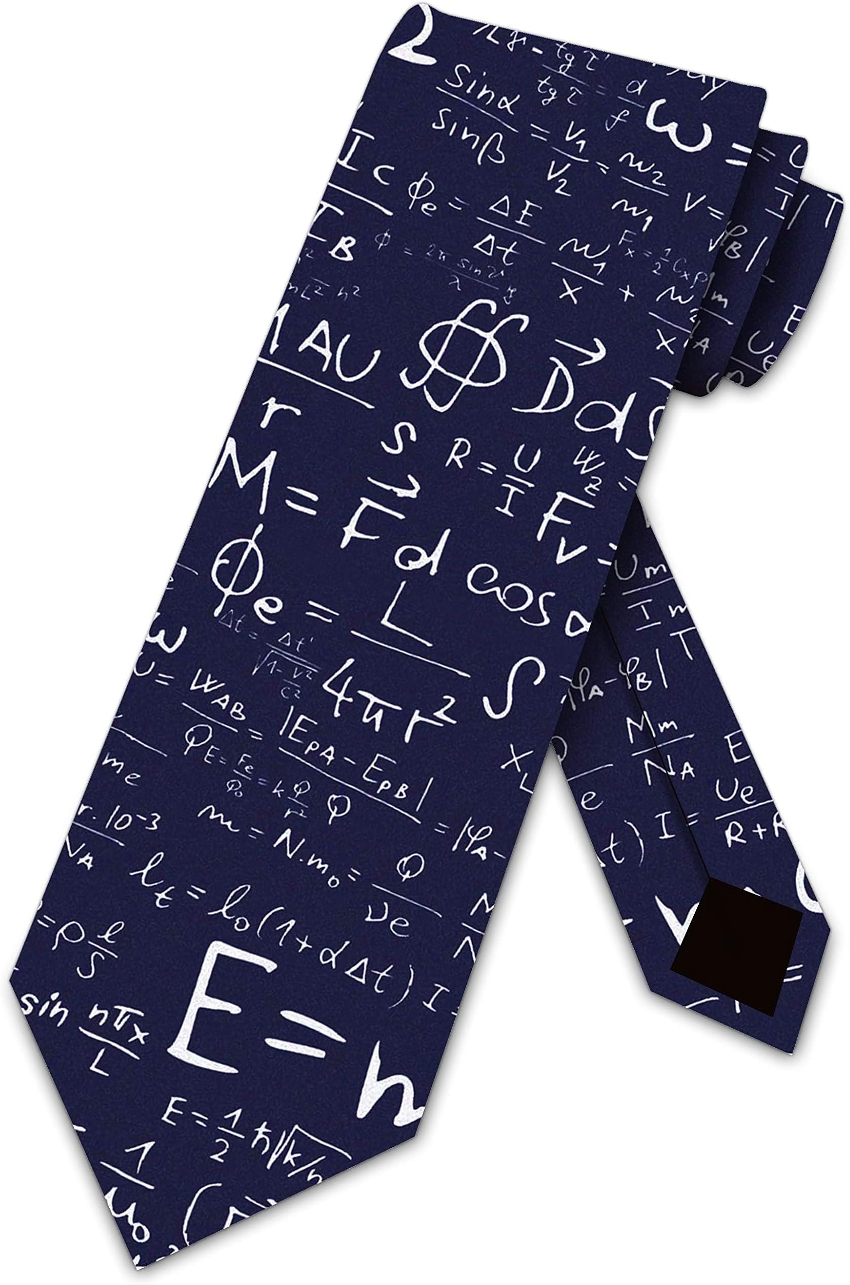 Science Tie Mens E=mc2 Physics Neckties Navy