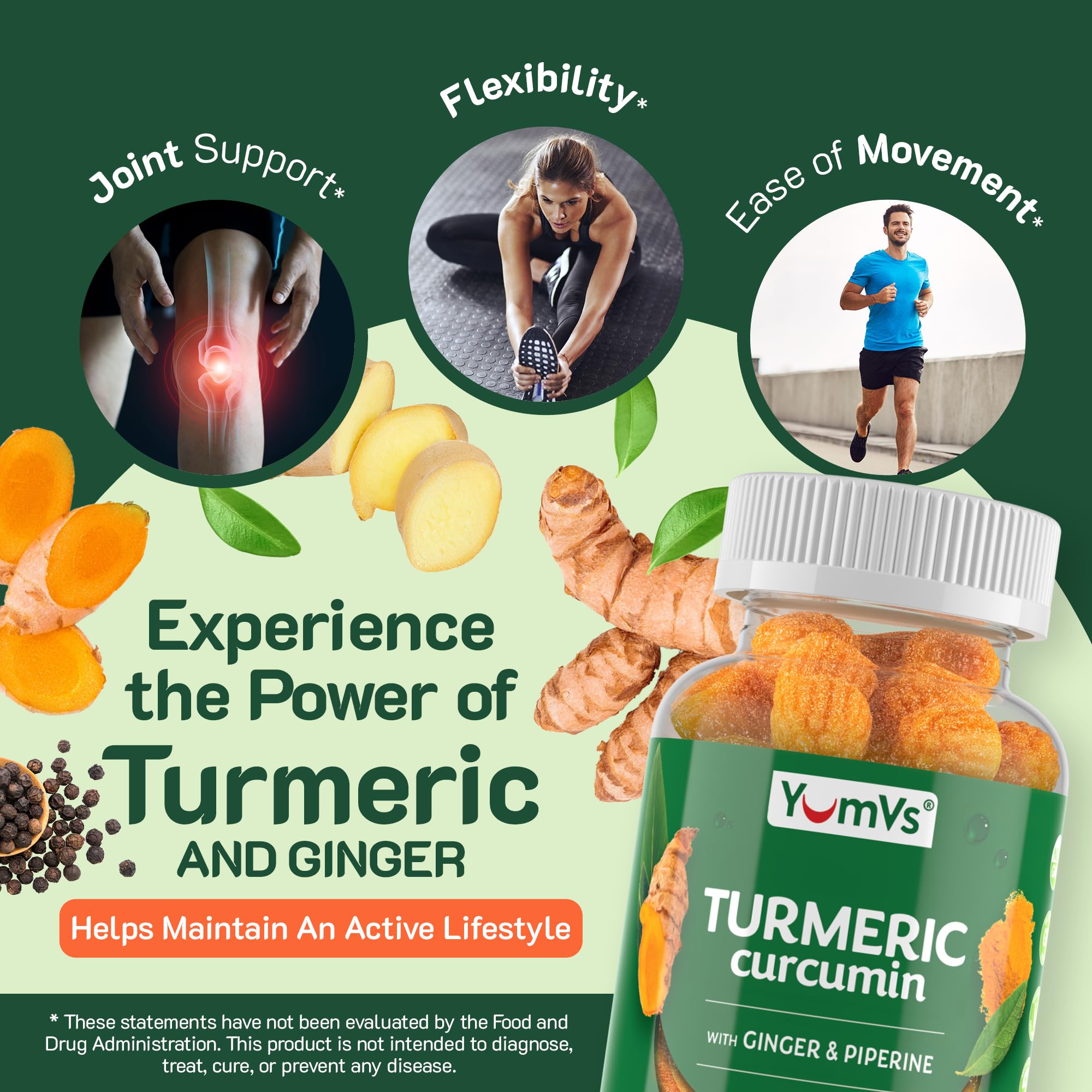 Amazon.com: Curcumin Turmeric Gummies – Extra Strength 2000mg 8:1