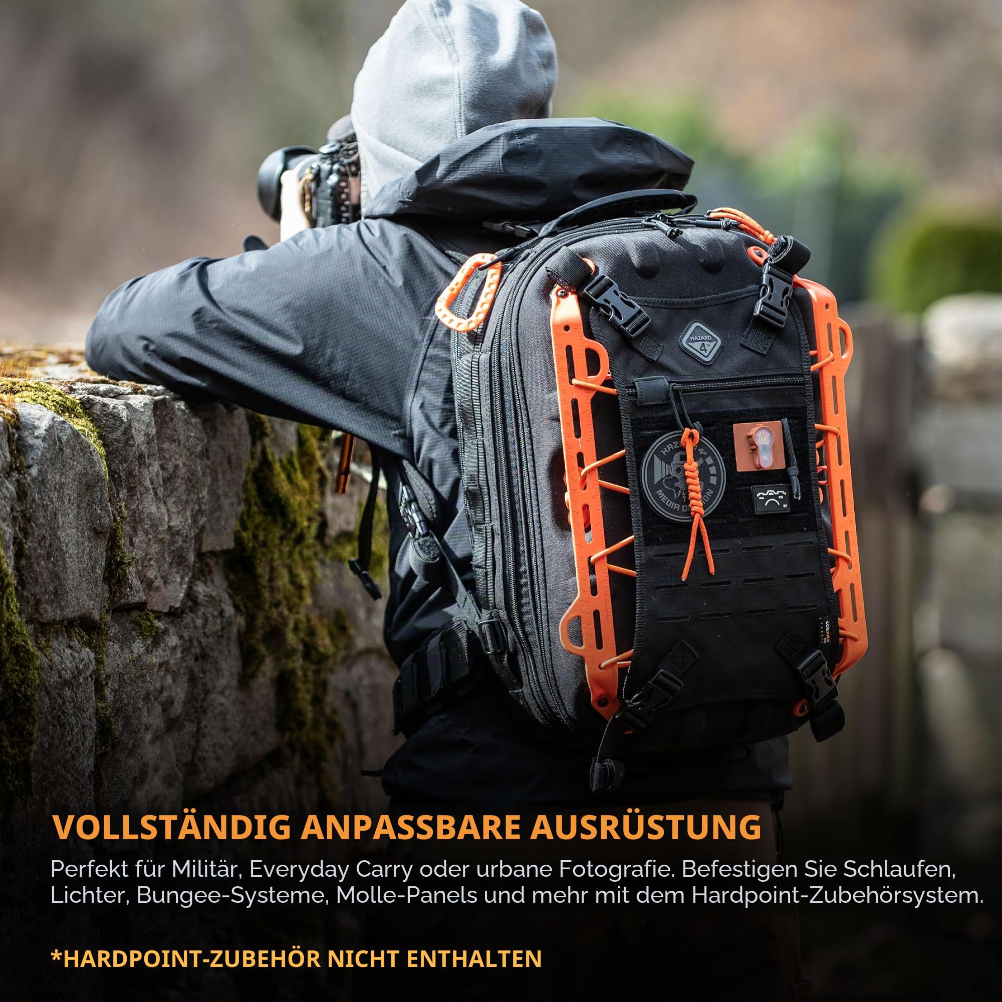 Hazard 4 Pillbox™ Grayman Taktischer Rucksack mit optischer Schale – Pack