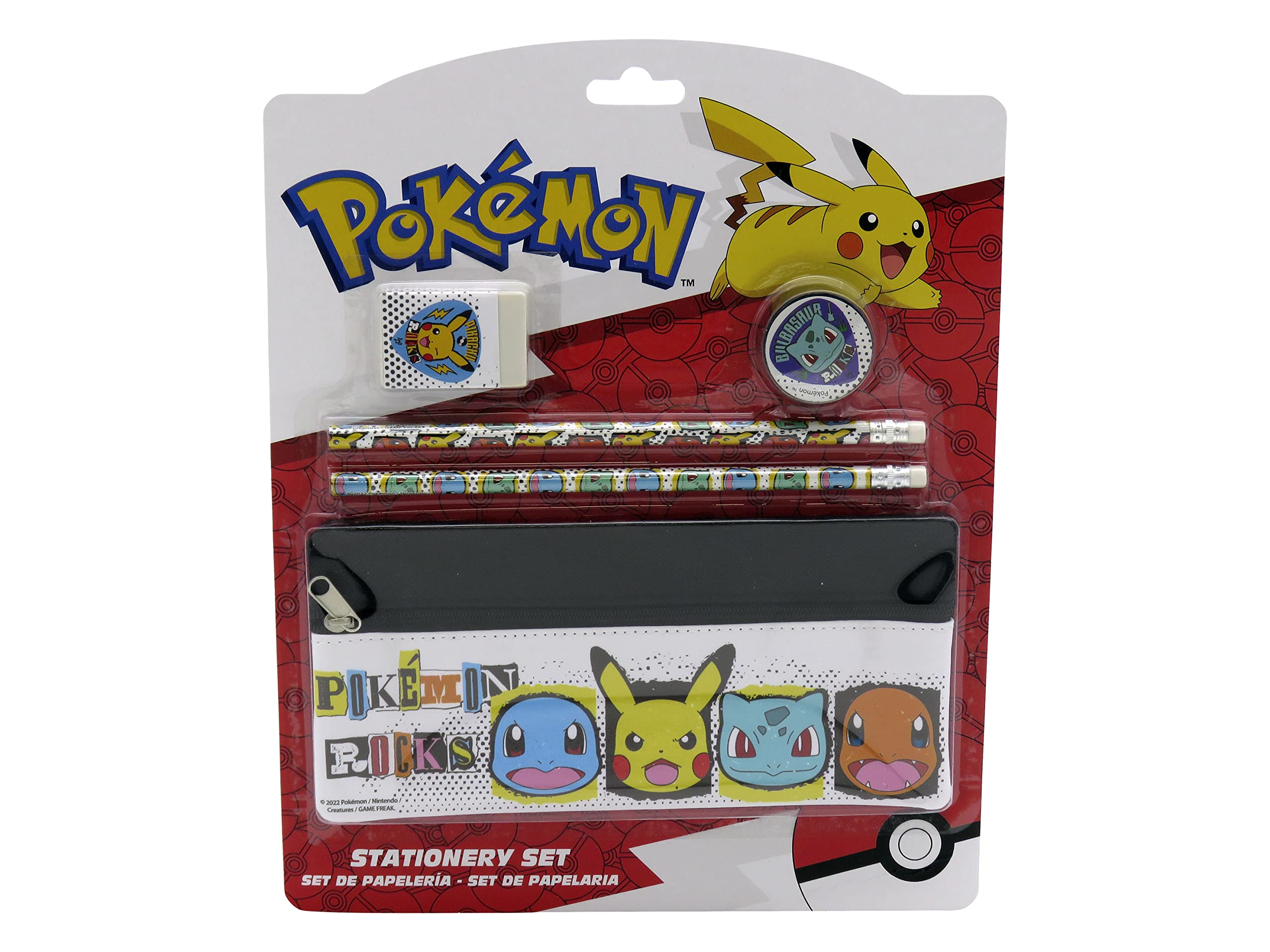 Stationery Set with Pokemon Case (CyP Brands)