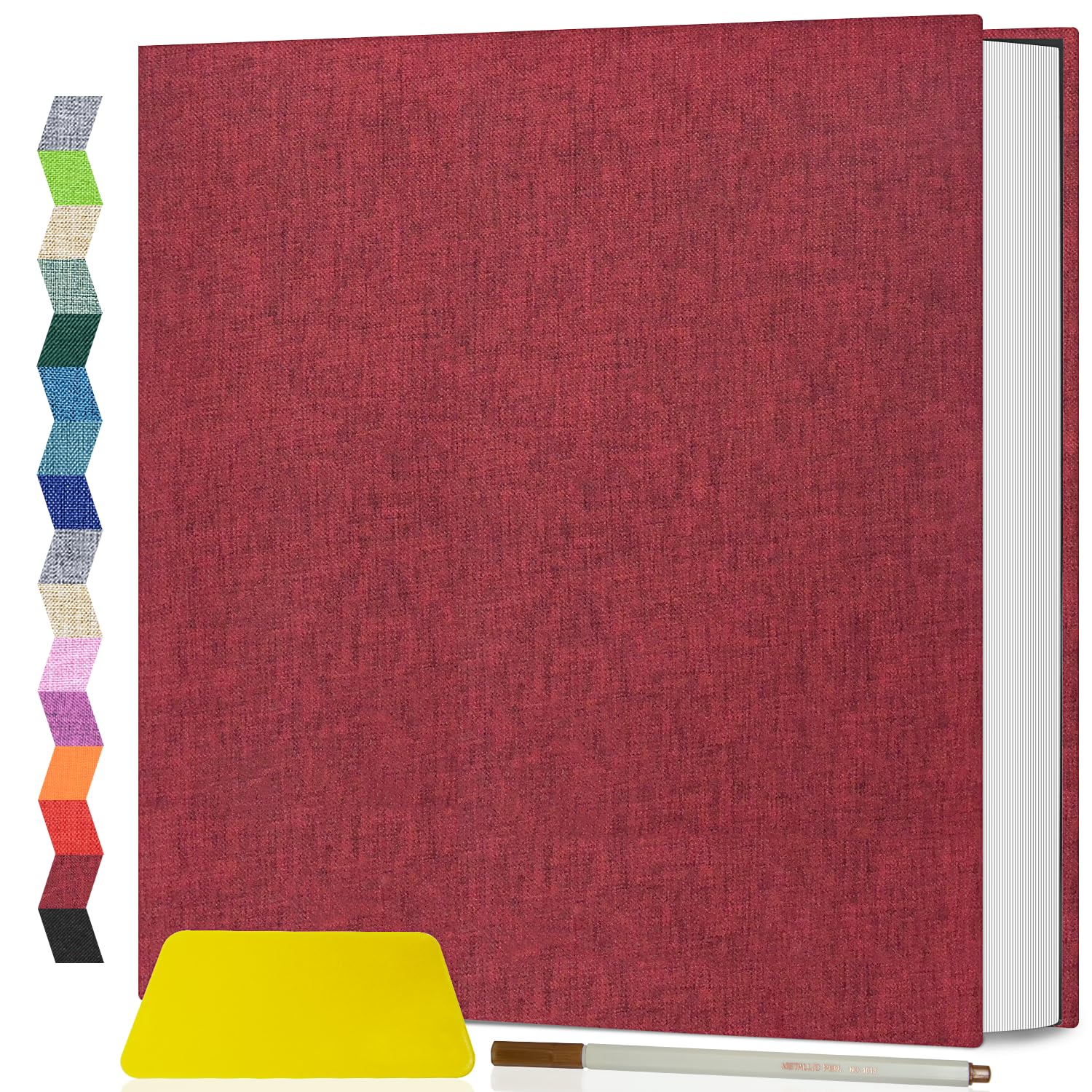 Popotop Álbum de fotos autoadhesivo para fotos de 4 x 6, 5 x 7, 8 x 10, álbum de fotos de bricolaje, regalos de cumpleaños para mujeres, mamá, boda, bebé, viajes familiares
