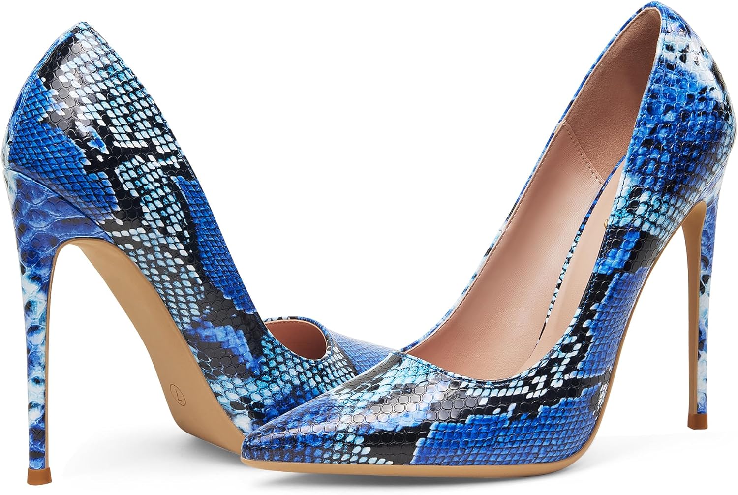 Elisabet Tang Women Pumps, Pointed Toe High Heel 4.7 inch/12cm Party Stiletto Heels Shoes Matte - Image 4