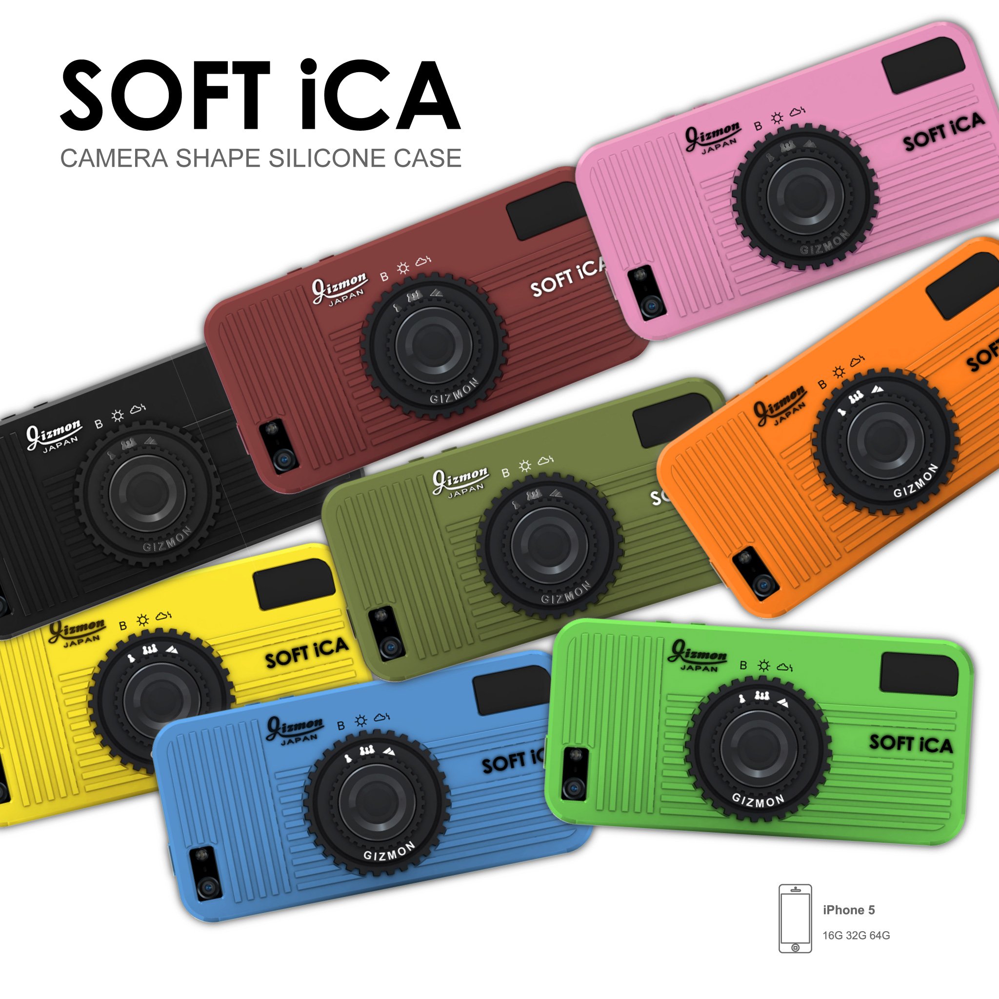 Amazon.co.jp: GIZMON SoftBank au DoCoMo iPhone5 iPhone5S 対応