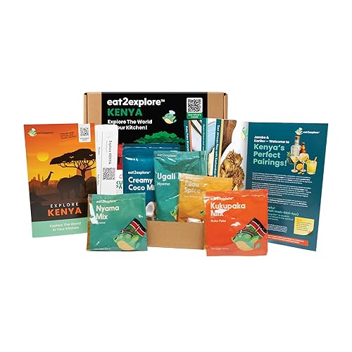 Miniatura 8 de eat2explore Kit de cocina global: recetas auténticas, especias esenciales, diversión cultural y maridajes de bebidas expertas, perfecto para citas