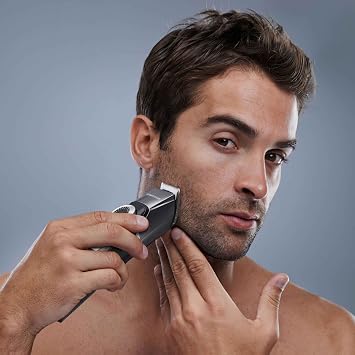 Barberboss 3-in-1 Beard & Hair Trimmer for Men, Cordless Grooming Kit with Nose/Ear Trimmer, Adjustable Dial, Ceramic Blades, Waterproof & USB Charging, Men’s Grooming Kit