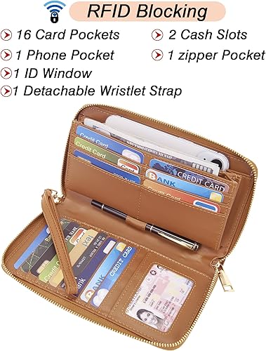 Miniatura 7 de YZAOLL Bolsa de mano para laptop de 15.6 pulgadas para mujer, cuero vegano ligero resistente al agua con funda acolchada, bolsa de trabajo con