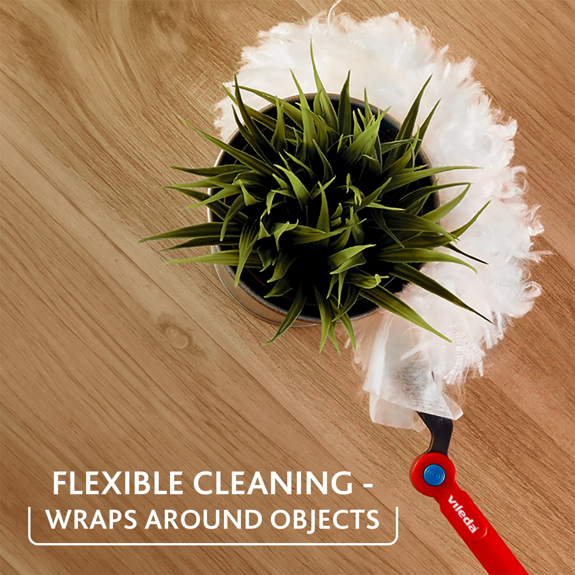 Vileda Flex&Catch piumino di ricambio | Deep clean refills | Cattura fino a 3 volte più polvere rispetto ai piumini tradizionali
