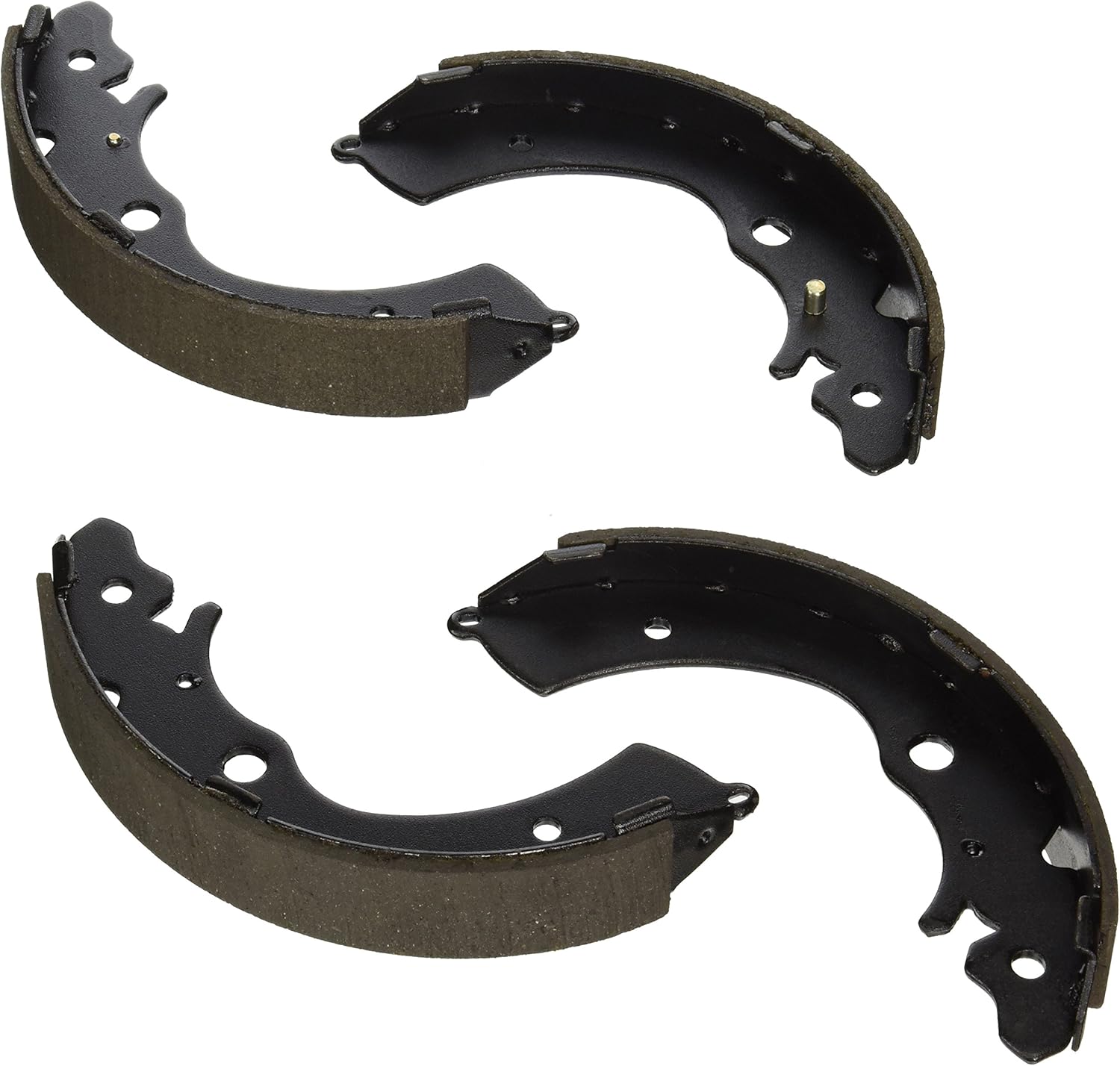 Bosch BS627 Blue Rear Drum Brake Shoes for Honda Accord, Civic, CR-V, Fit - OE-Style, Asbestos-Free, Durable