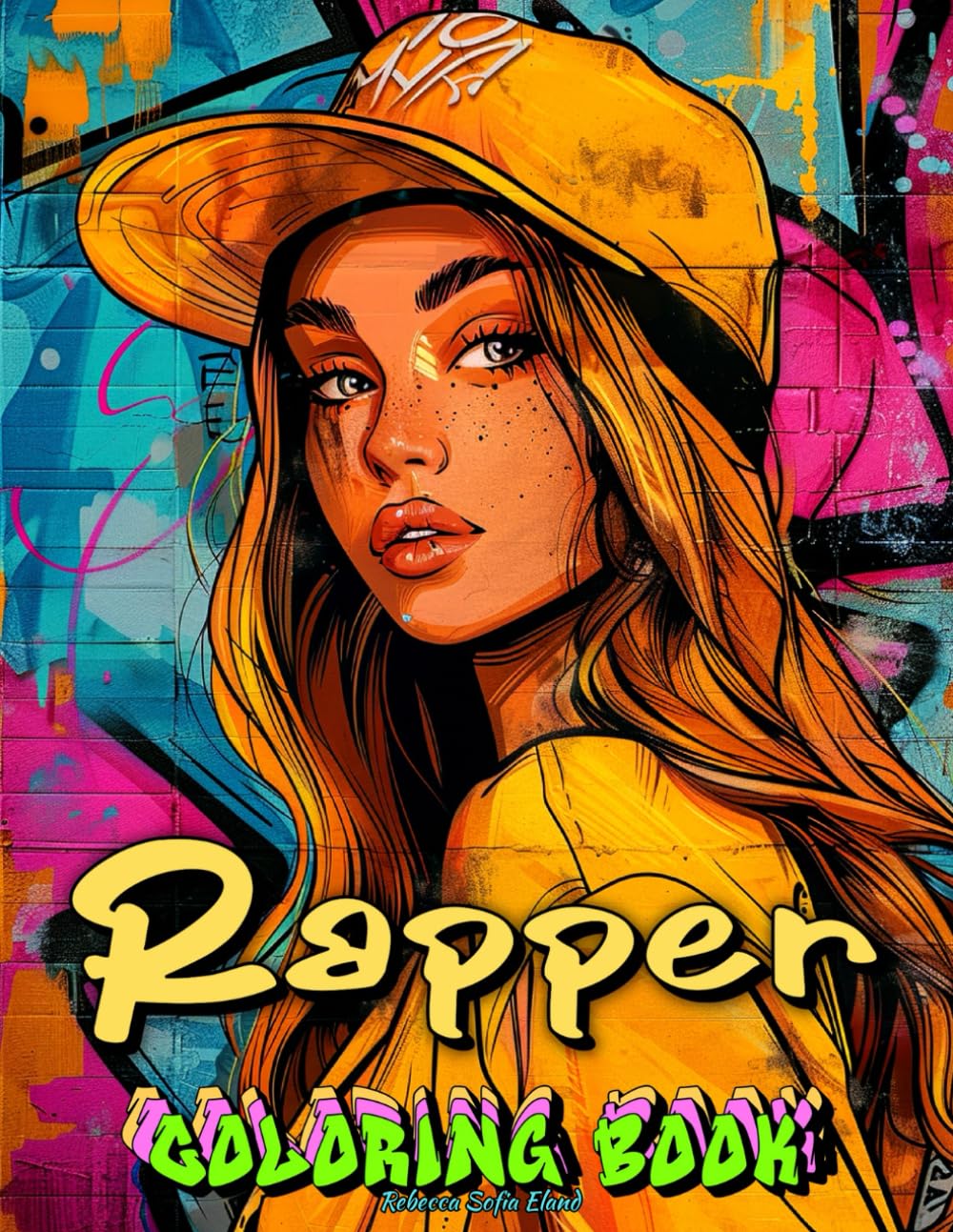 Rapper Coloring Book: Coloring Pages Featuring Rappers with Graffiti and Urban Street Art Designs for Adults and Teens (Trendy Fashion Coloring Series