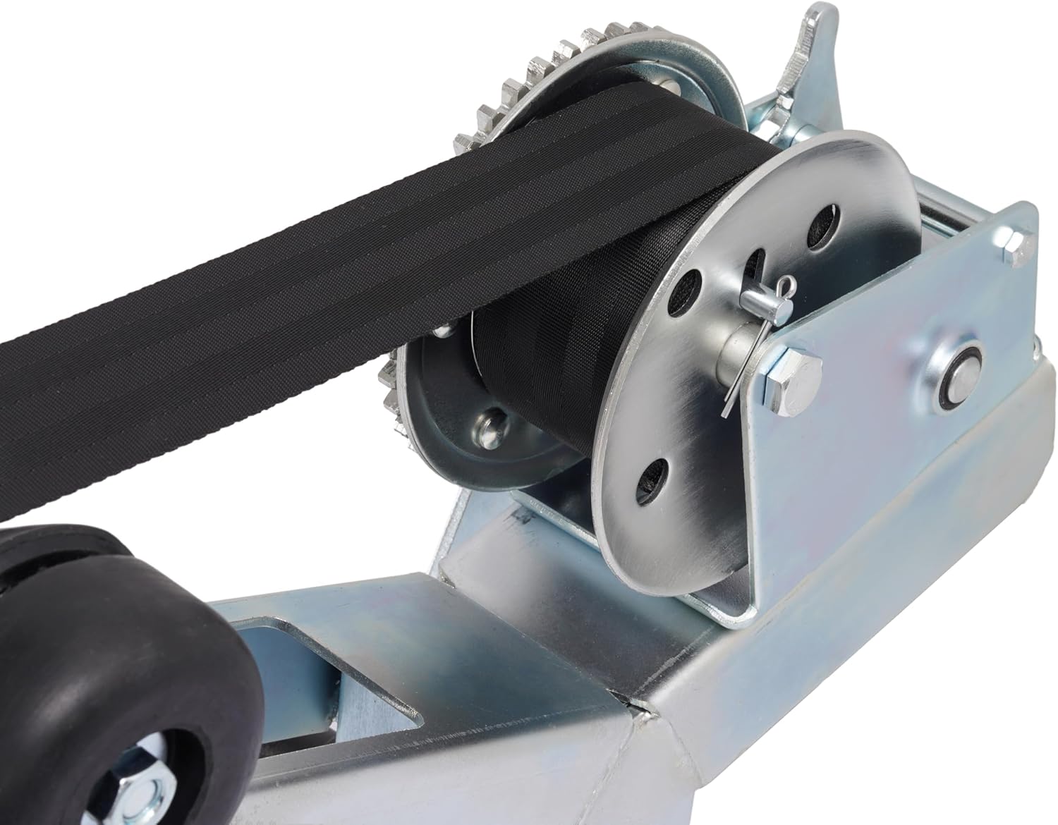 Short Nose Adjustable Winch Stand W/Pulling Ratchet Winch Compatible with Universal Boat Parts W/ 1400lbs Dutton-Lainson Winch