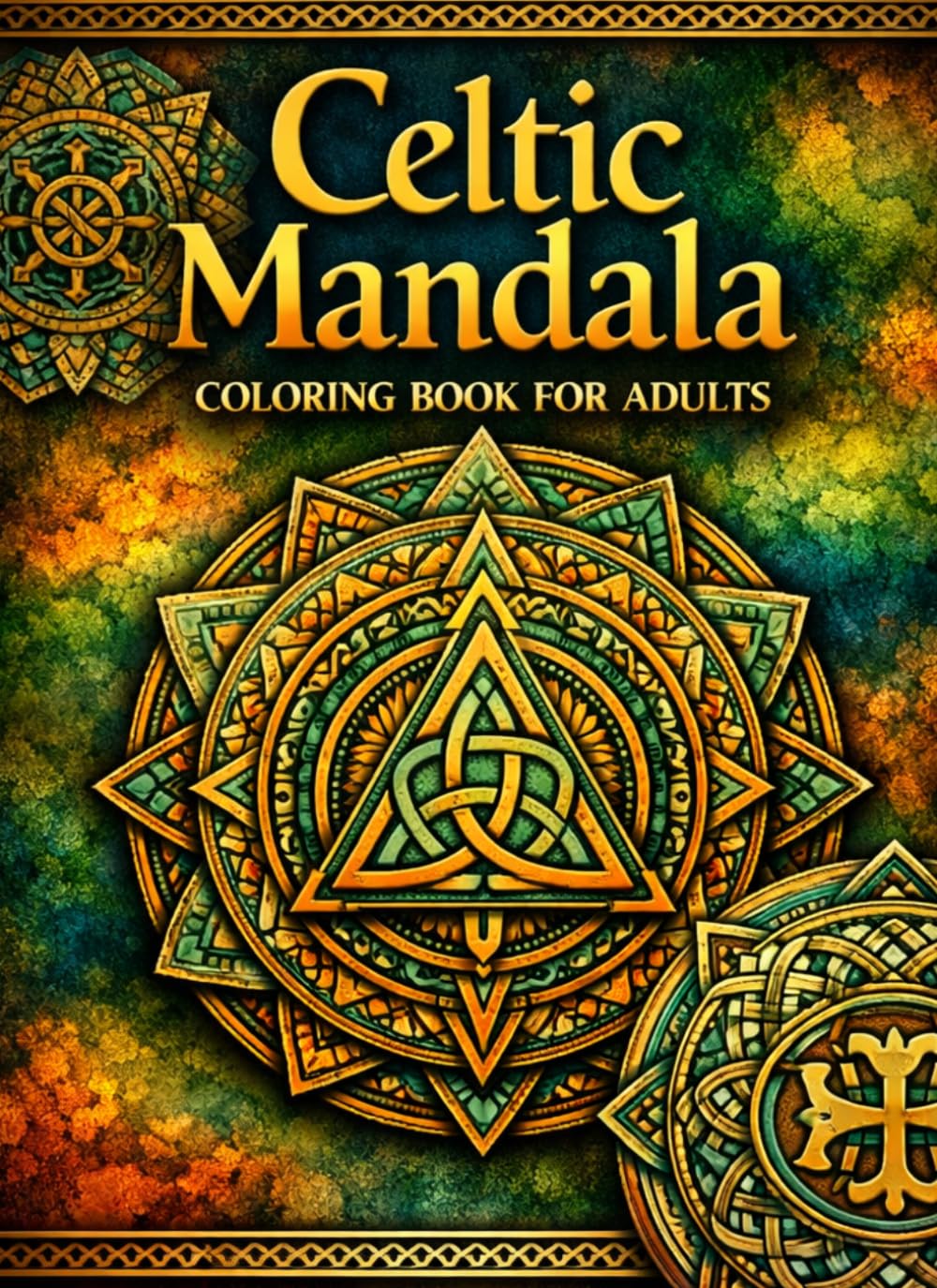 Celtic Mandala Coloring Book for Adults: 38 Intricate Knotwork Designs for Relaxation, Focus & Mindfulness