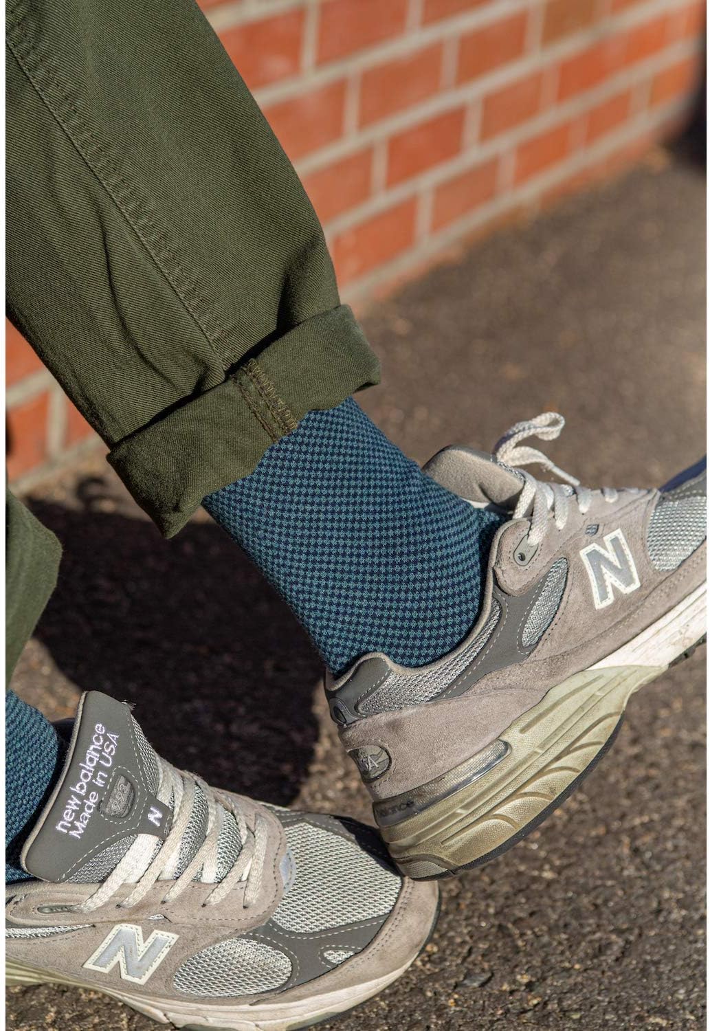 Mens Patterned Dress Crew Socks, Durable Comfortable Material (3-4 Pack, Size 6-10) 6-10 Joel