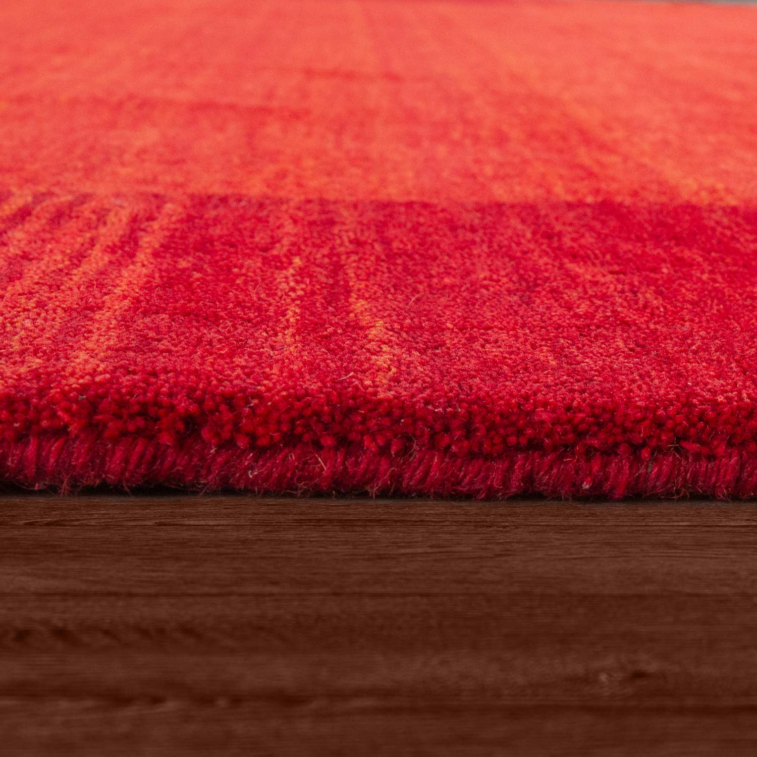 Paco Home Tapis Salon Chambre Adulte Poils Ras Motif Ethnique Motif Geometrique Tissé A La Main, Dimension:80x150 cm, Couleur:Terracotta 5