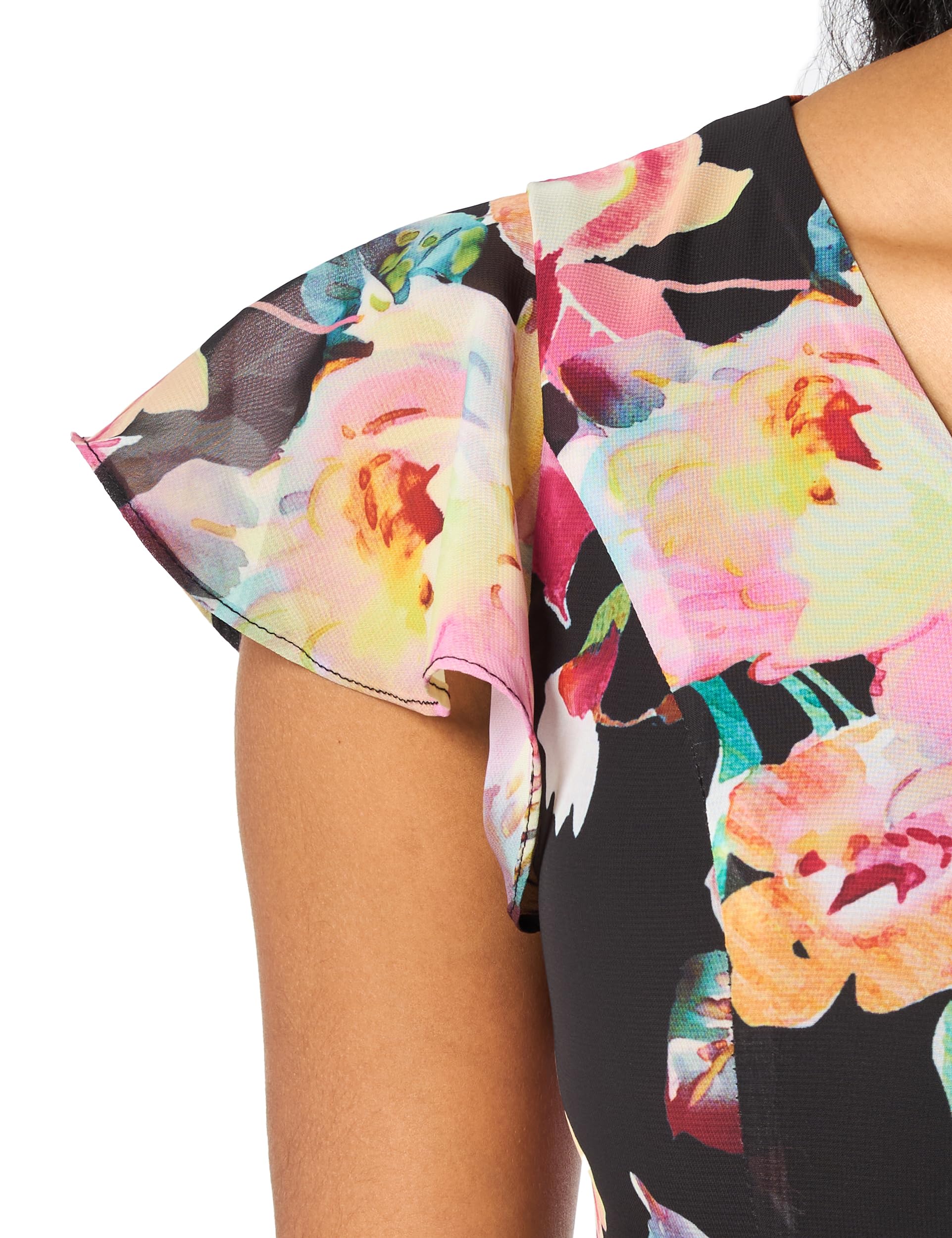 Adrianna Papell Floral Printed Jumpsuit Mono Mujer