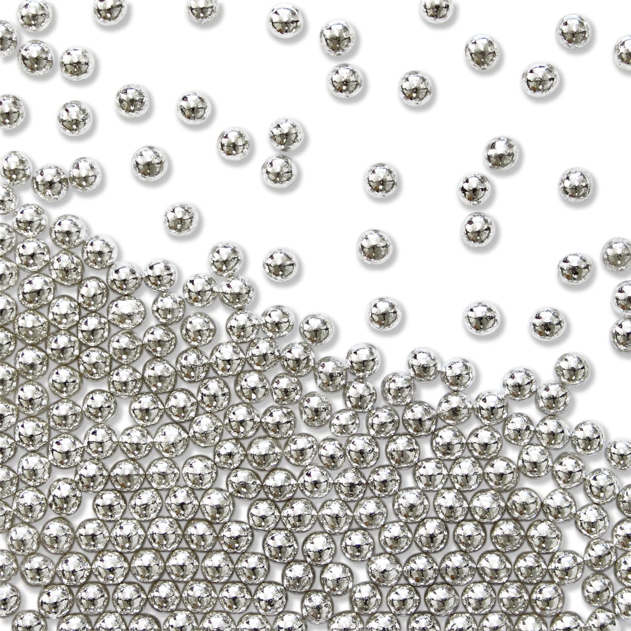 PME Silver 3 mm Diameter Sugar Pearls 25 g