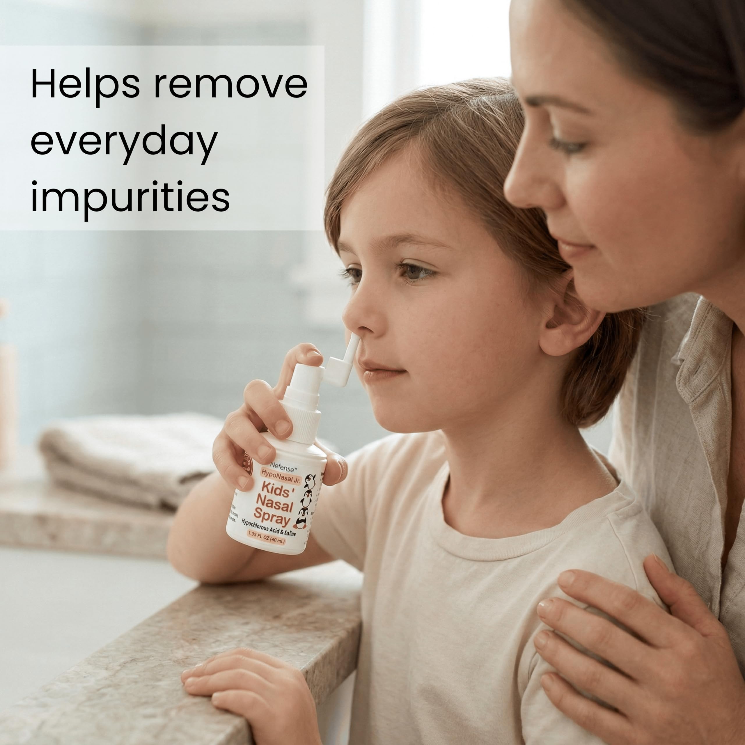 Kids Nasal Spray - HypoNasal Junior, Doctor Approved Hypochlorous Acid Antimicrobial Spray Cleanses Irritants Causing Childhood Congestion Inflammation Allergies and Irritation, Opens Airways — Amazon image 6