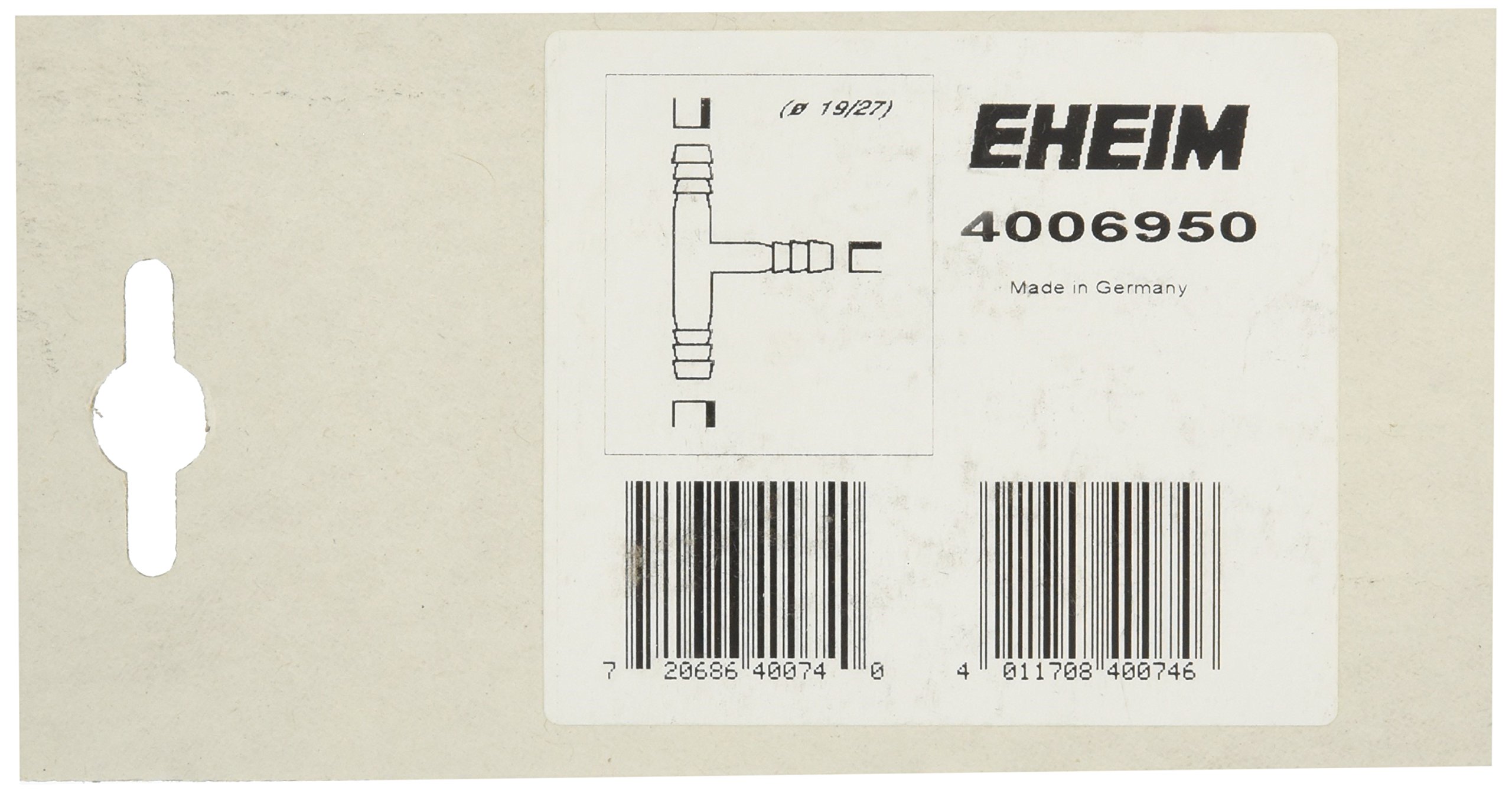 EHEIM Raccord En T Pour Tuyaux 19/27 Mm Avec Réducteur Pour Tuyau 12/16