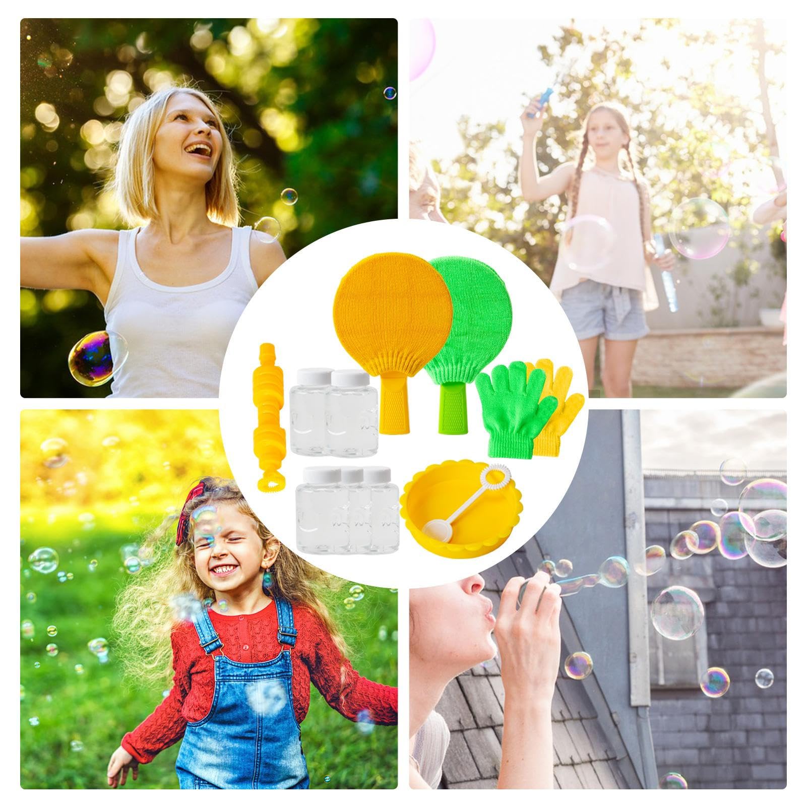 Juguetes Que soplan Burbujas Grandes - Interactivo impoppable para la coordinación -Mano,Juguetes de Fitness para Interiores para el hogar, guardería, Parque de Atracciones, guardería